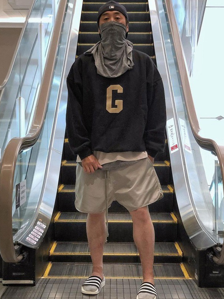 Fog Stack Fear of God Season 7 Main Line Colorful Drawstring Shorts Loose High Street Style Five-Point Pants