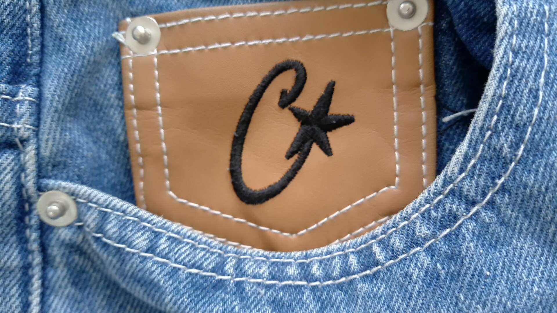 Corteiz Denim Genes Shorts — QC-foto 2