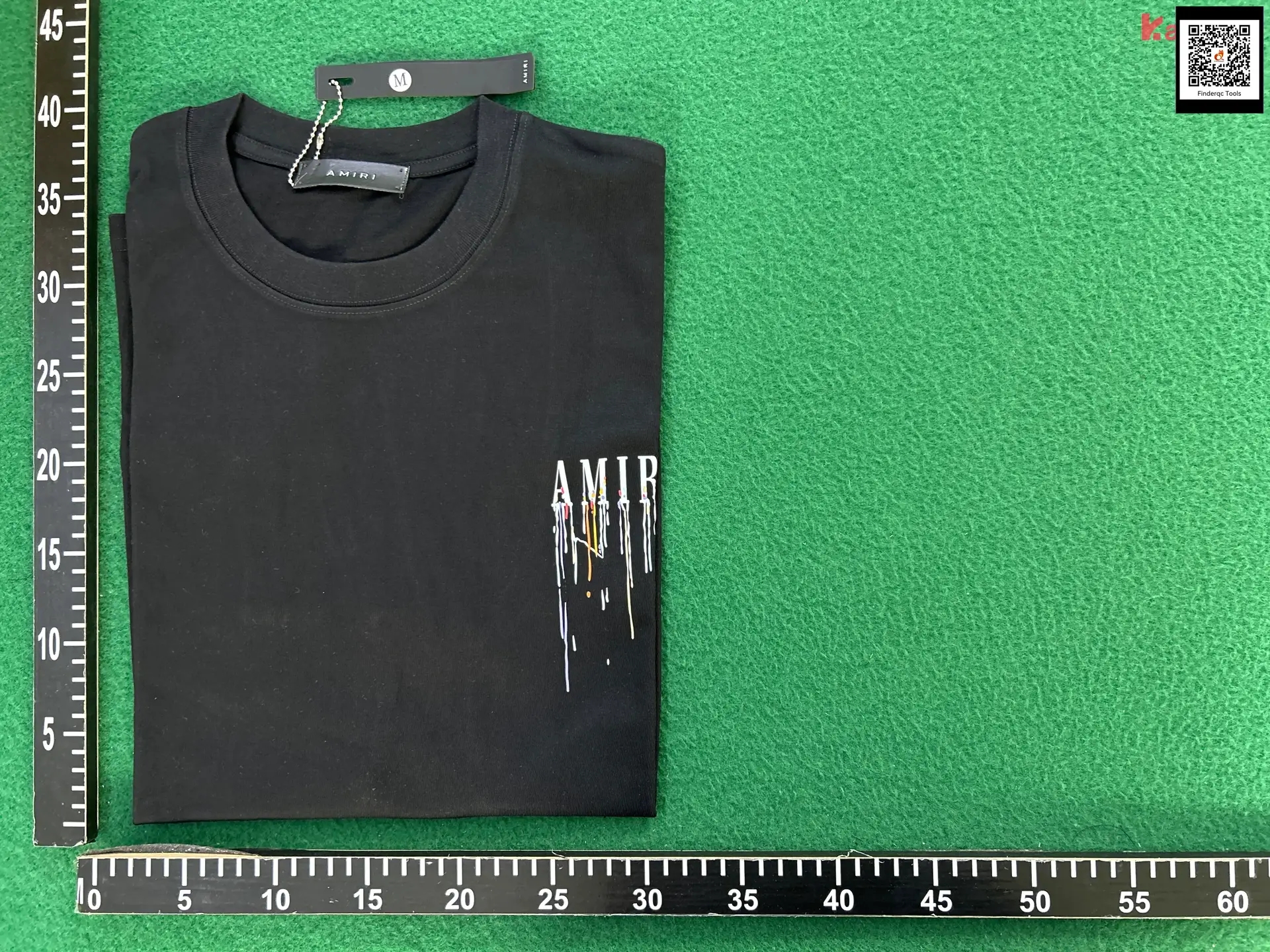 Amiri Black T-Shirt with Graphic Print
