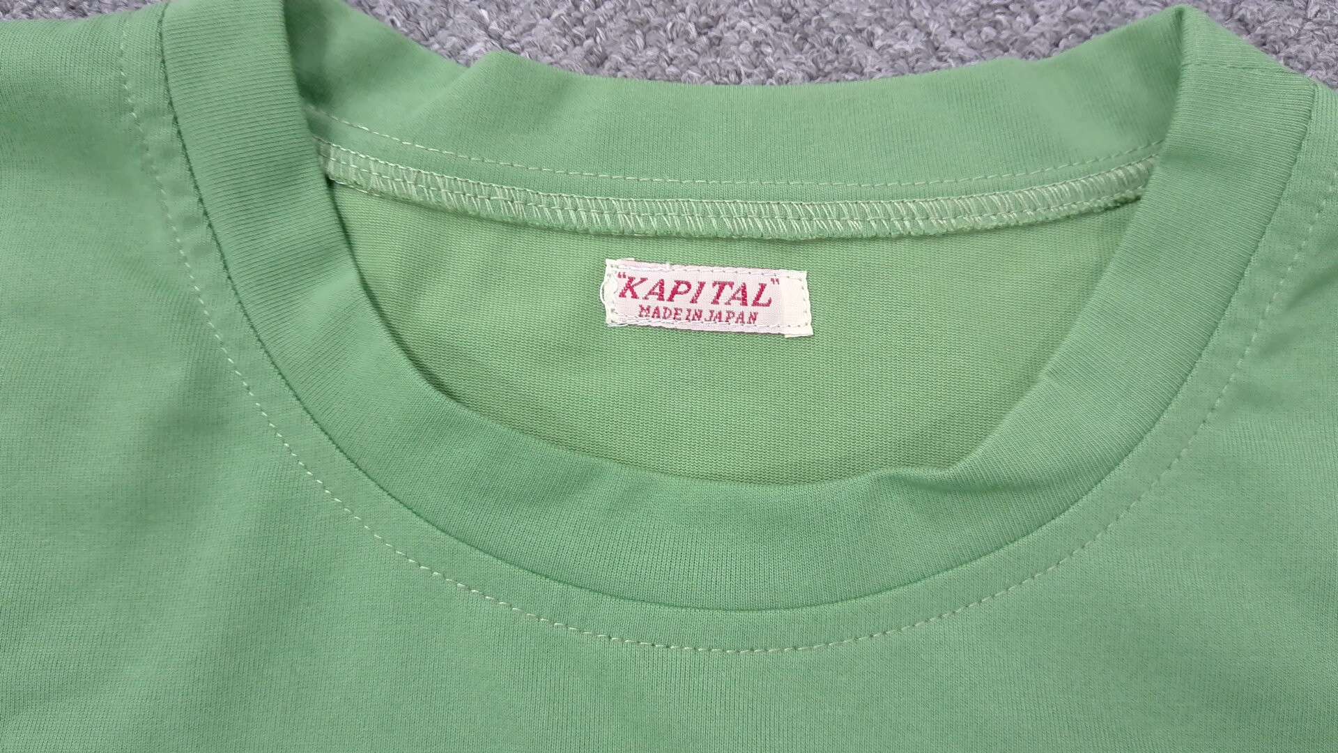 Kapital Denim Repair Good Service T-Shirt — QC-foto 3