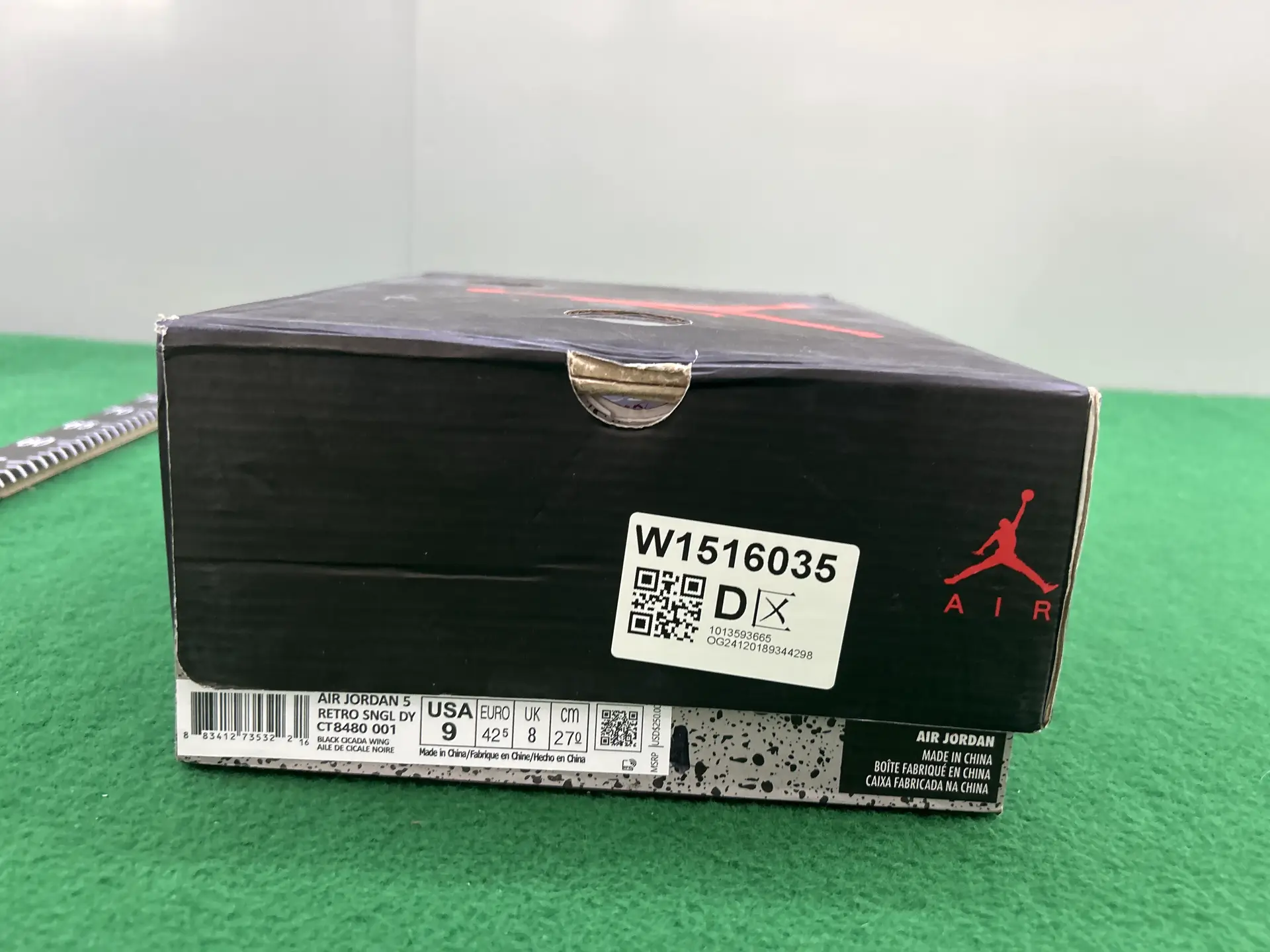 Air Jordan 5 Retro SNGL Dy Black Cicada Wing