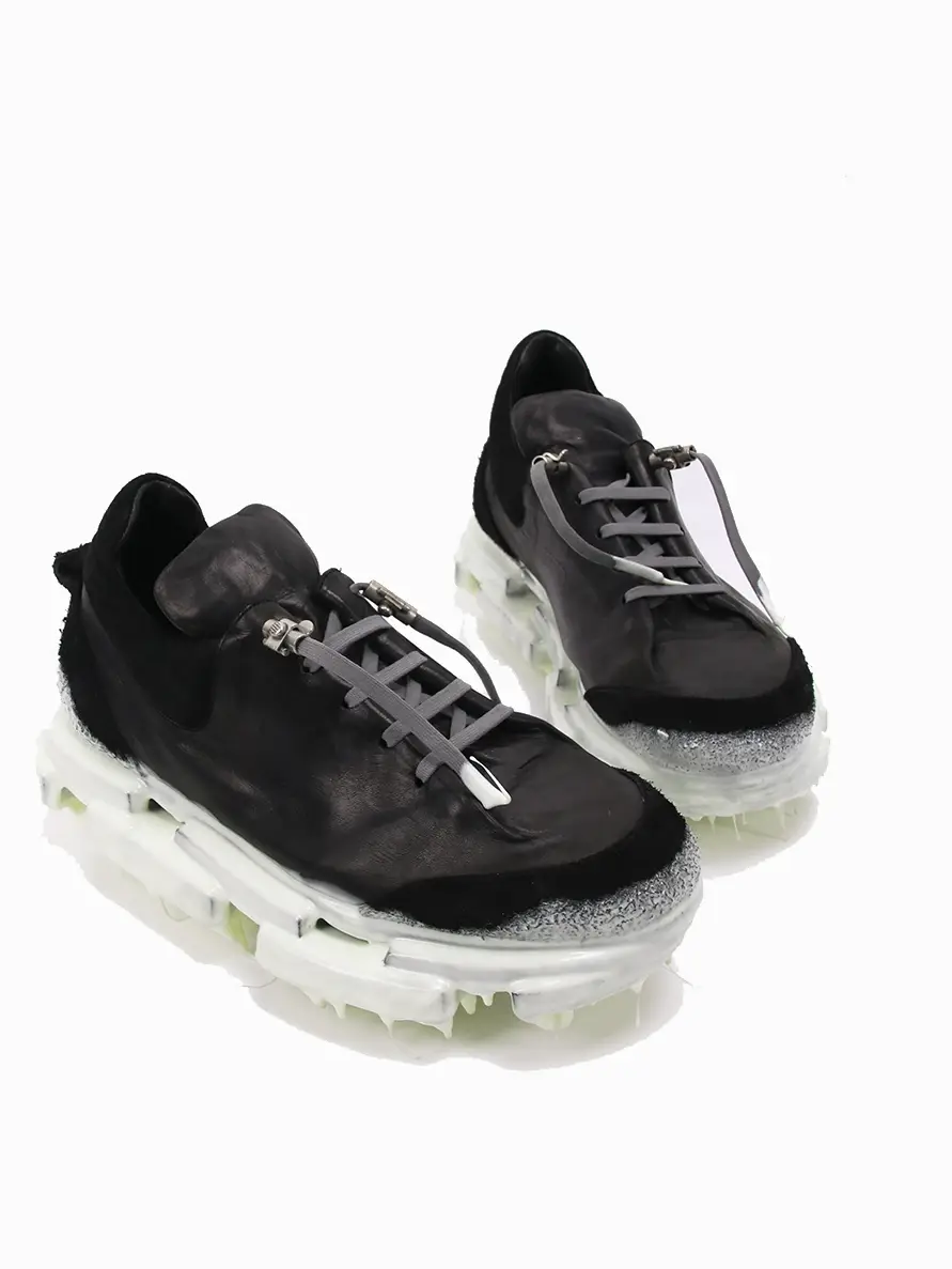 -Ttulf- Original Avant-Garde Handmade Epoxy Ccp Style Cheese Sole Drip Rubber Low-Top Casual Shoes