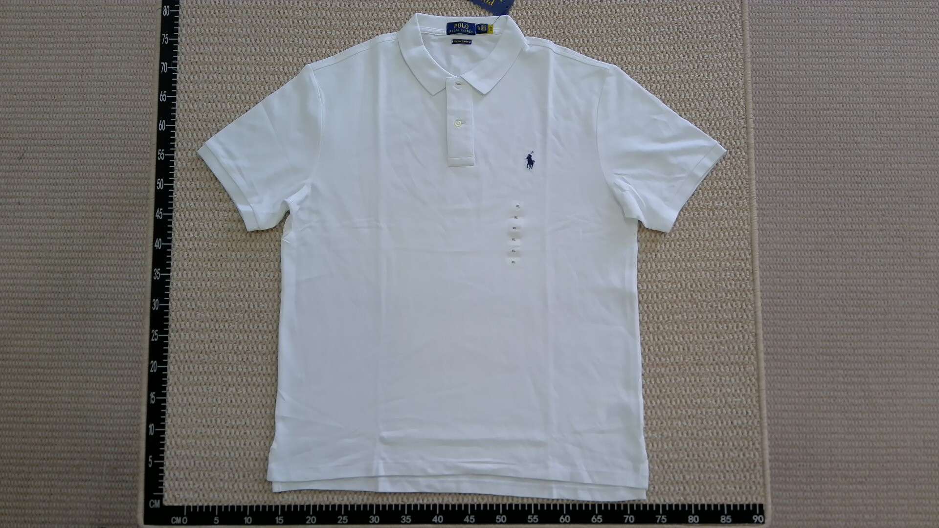 Ralph Lauren Custom Slim Fit Polo Shirt White QC