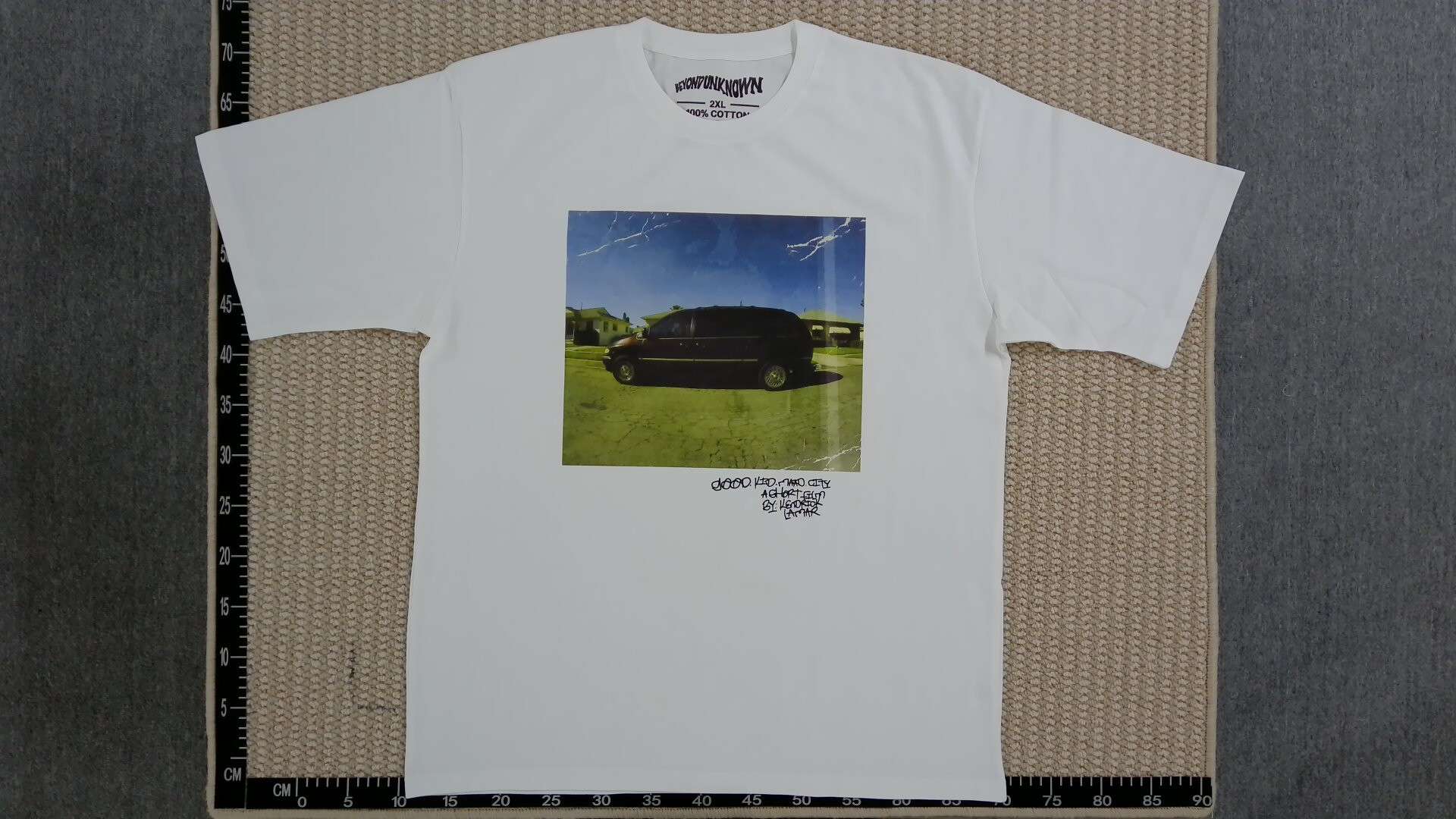 BEYONDUNKNOWN White Van Graphic T-Shirt QC