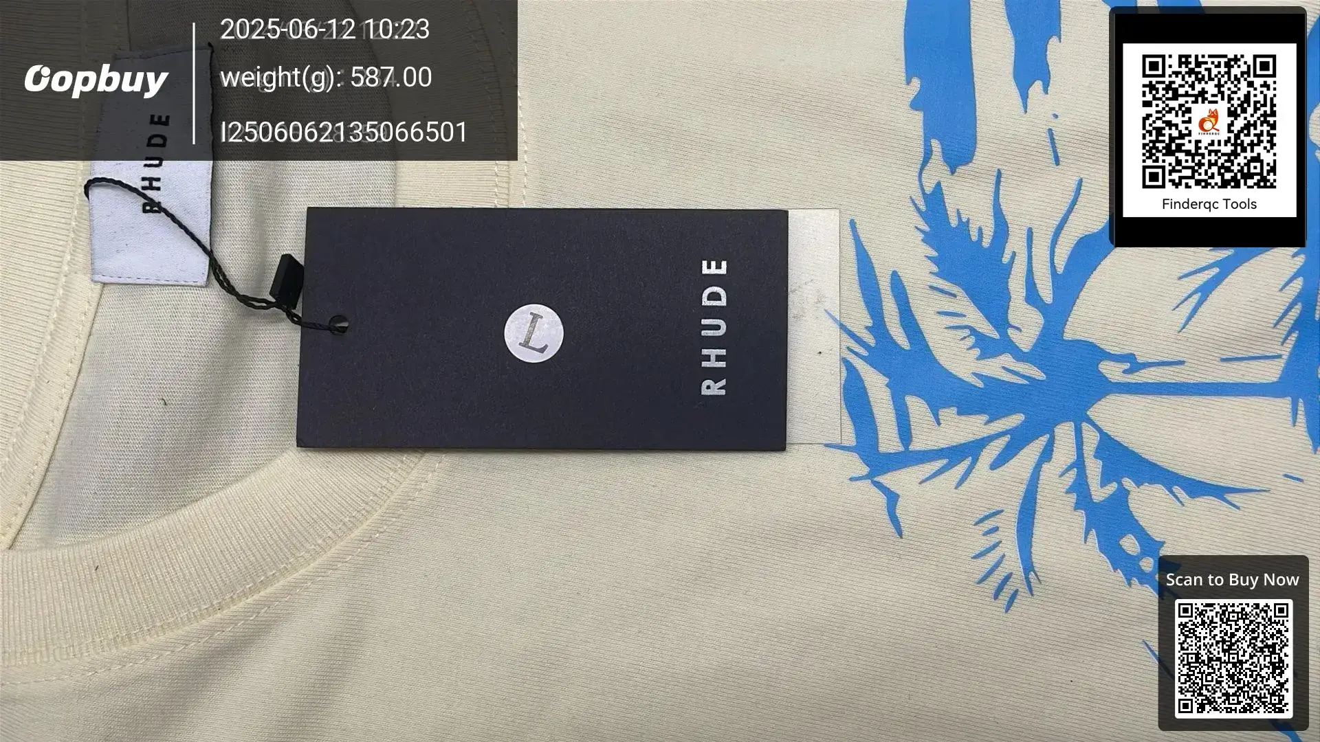 Cross-border Summer Beauty Trendy Rhude Coconut Tree Racing Printed High Street Oversize Loose Casual Short-sleeved T-shirts for Men and Women