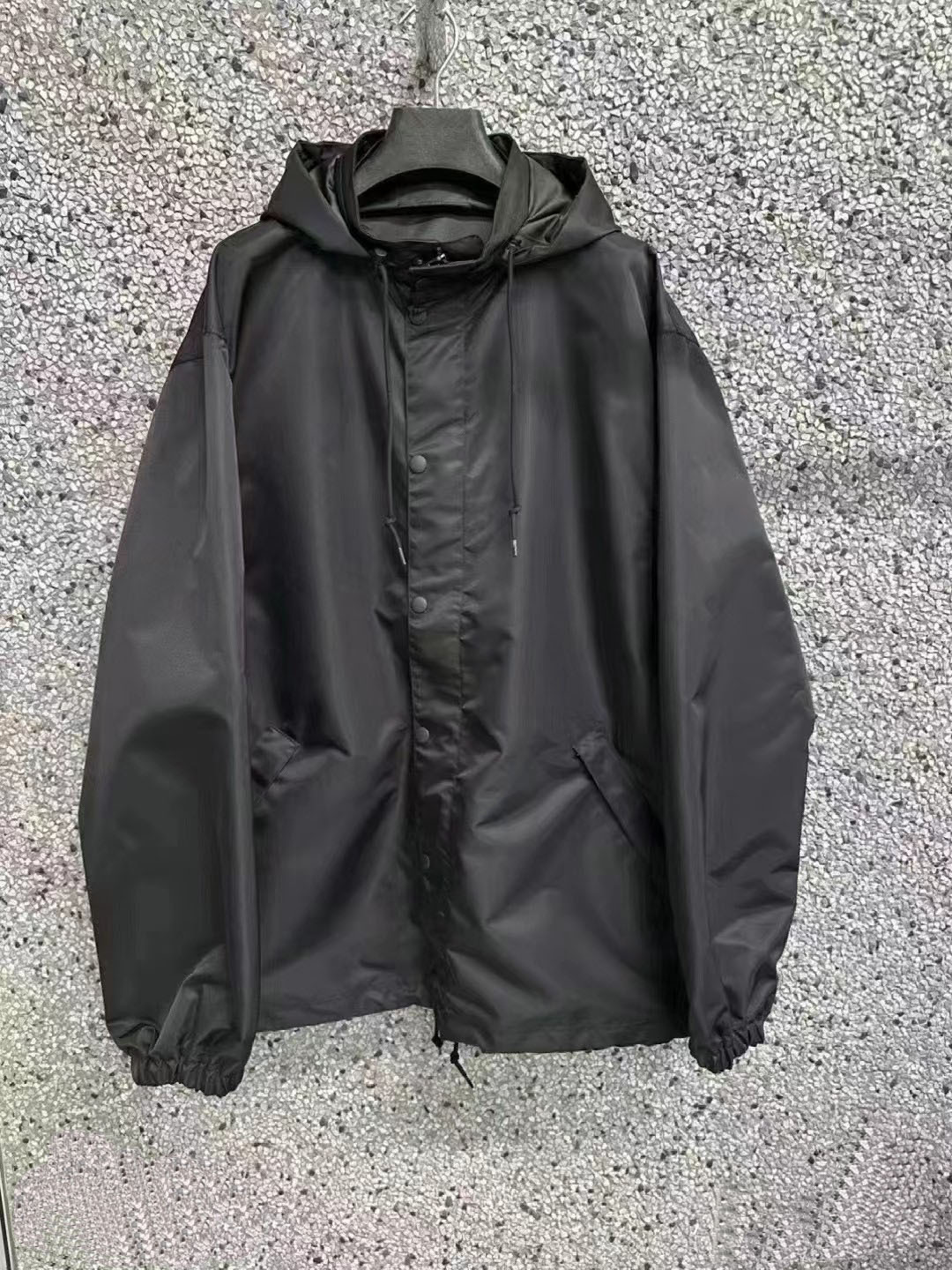 High version B New windbreaker tape printed jacket jacket loose version ins men's and women's jacket jacket