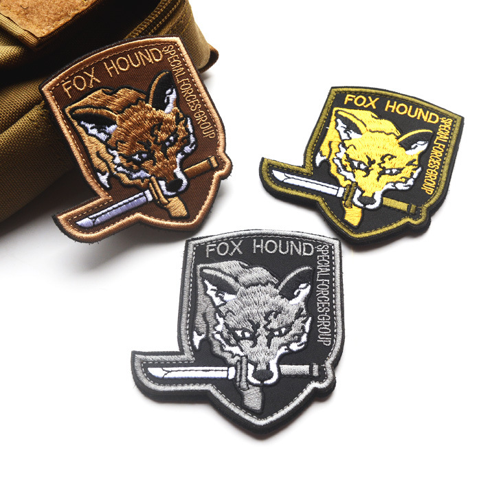 Direct Selling Cloth Patch Qianlong Spy Shadow Embroider Velcro Armband Outer Military Badge 3-Color Badge Tactical Storage
