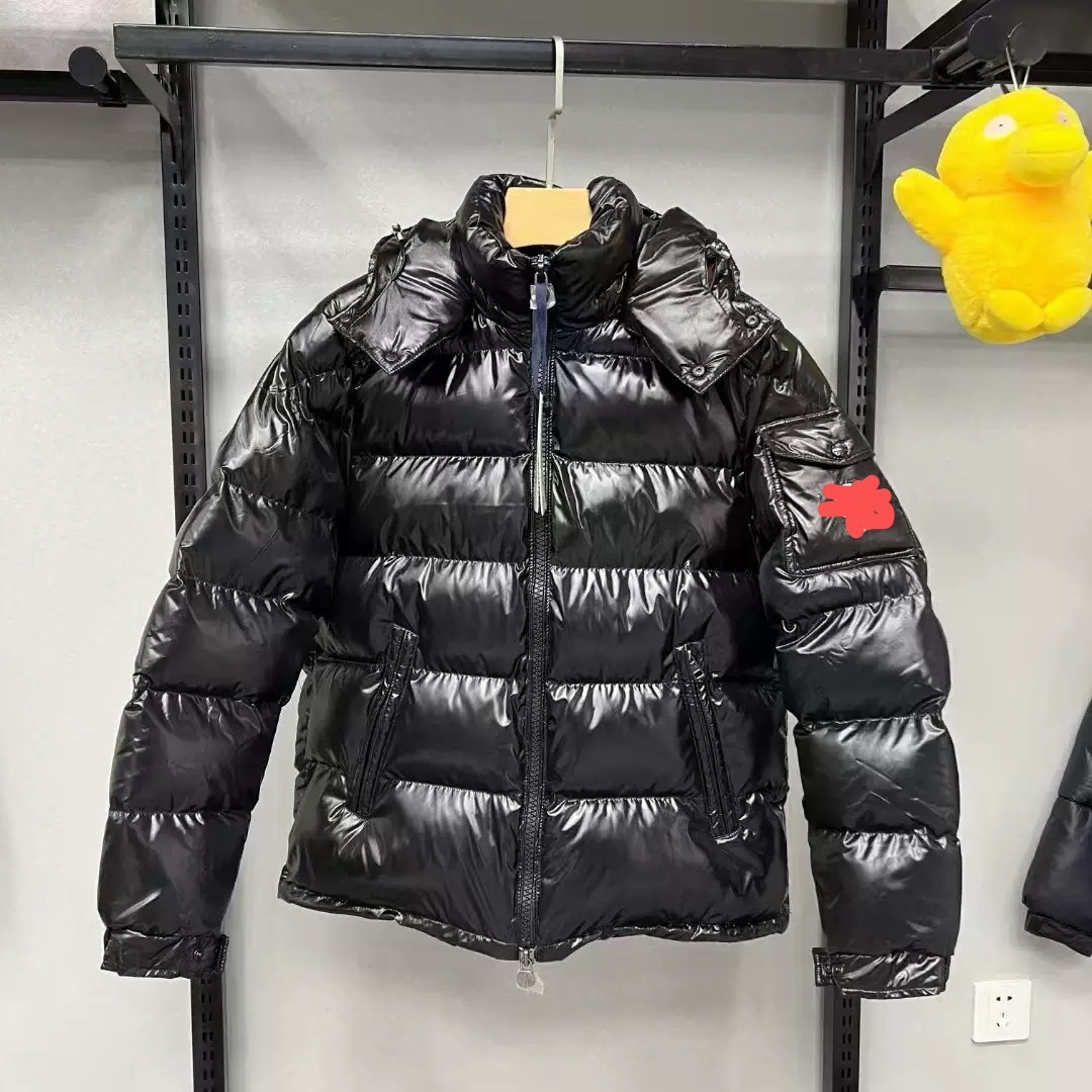 High-end NFC Cross-border Mongolian Maya Black Classic Down Jacket White Duck Down Comfortable Warm Cold-proof Hooded Jacket