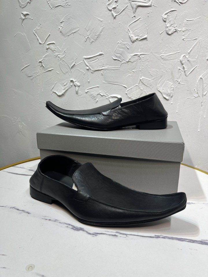 B-Brand British-Style Flat Loafers Versatile Casual Pointed Shallow Single Shoes Small Leather Shoes Two-Way Wear Mule Shoes Derby Shoes QC-foto från 1688 på Qualit.ly