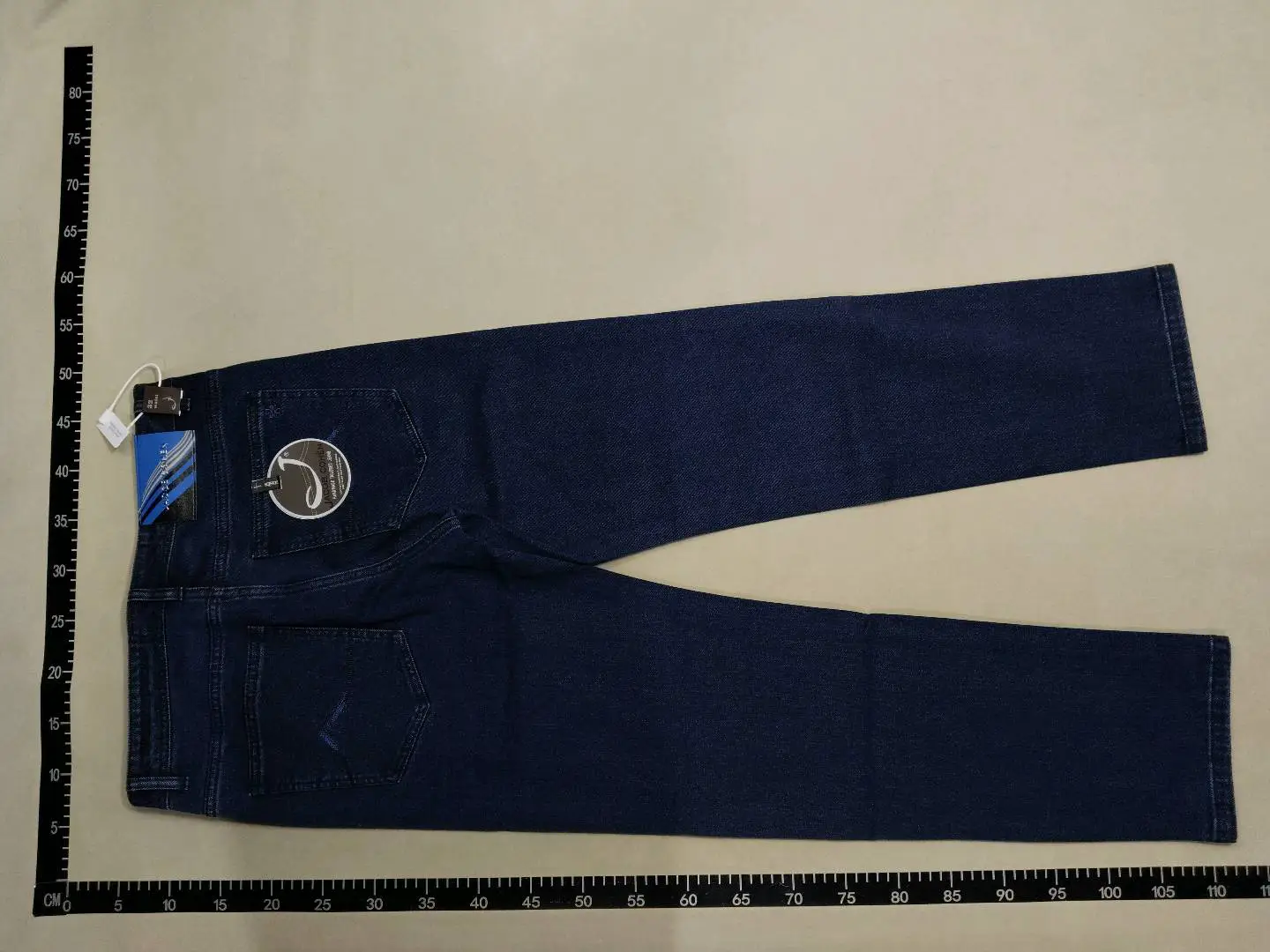 Jacob Cohen Jeans 2025 Autumn and Winter Thick New Outdoor Fashion Embroidered Warm Men's Large Size Trendy Pants