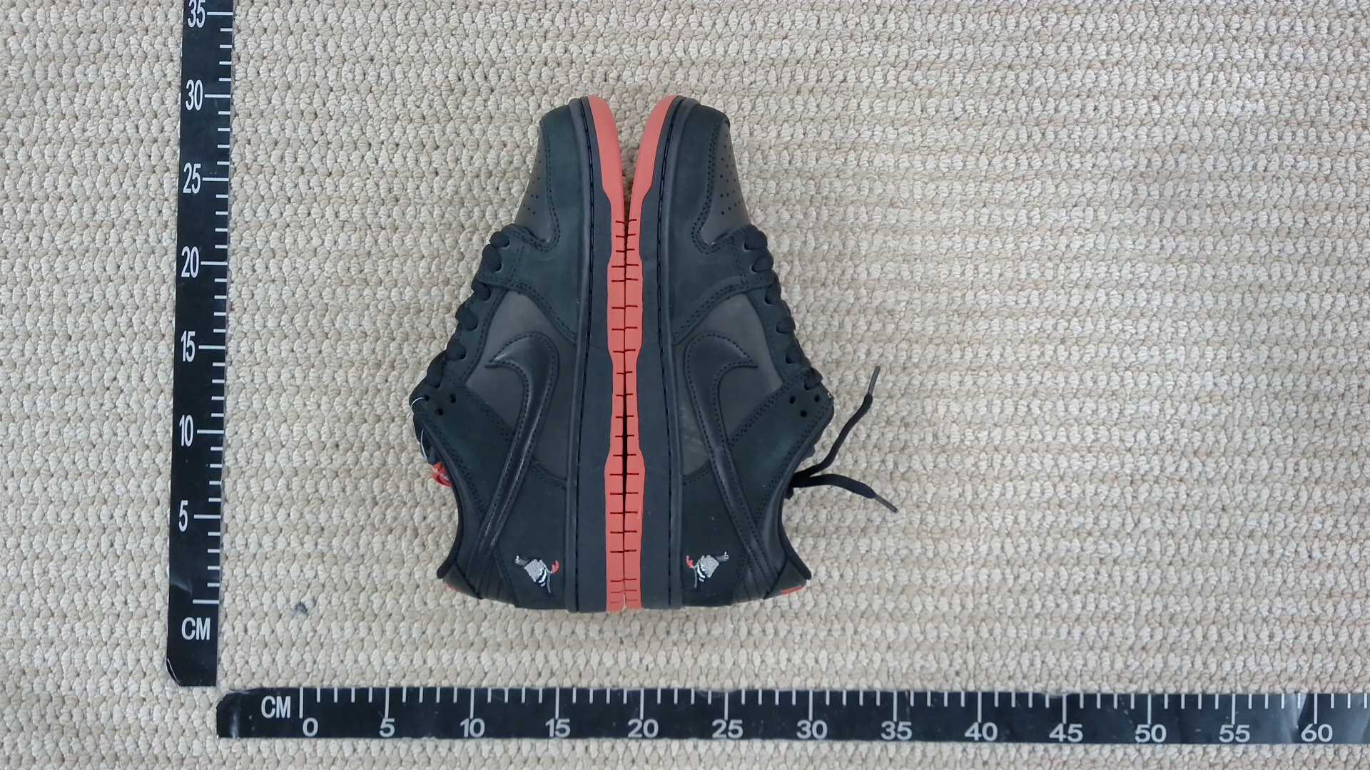 Nike SB Dunk Low Black Orange Sneakers QC