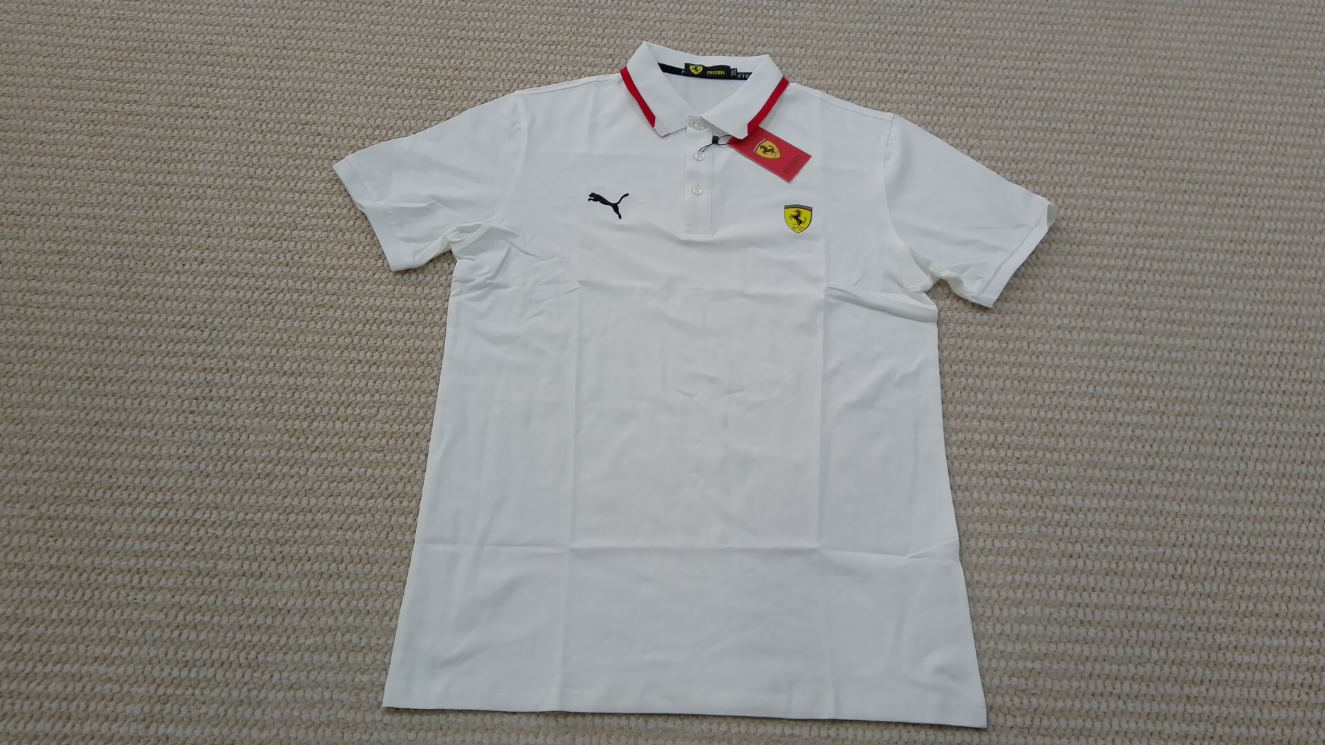 Puma Scuderia Ferrari Polo Shirt White QC