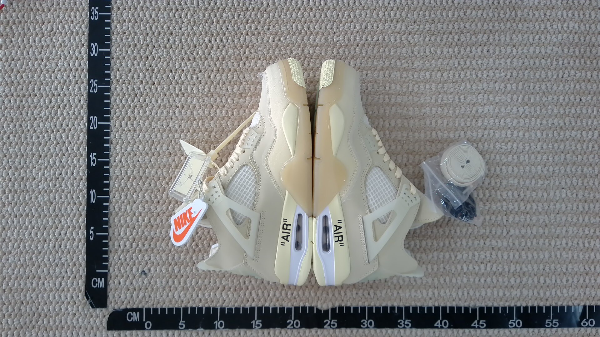 Nike Air Jordan 4 Off-White Sail QC