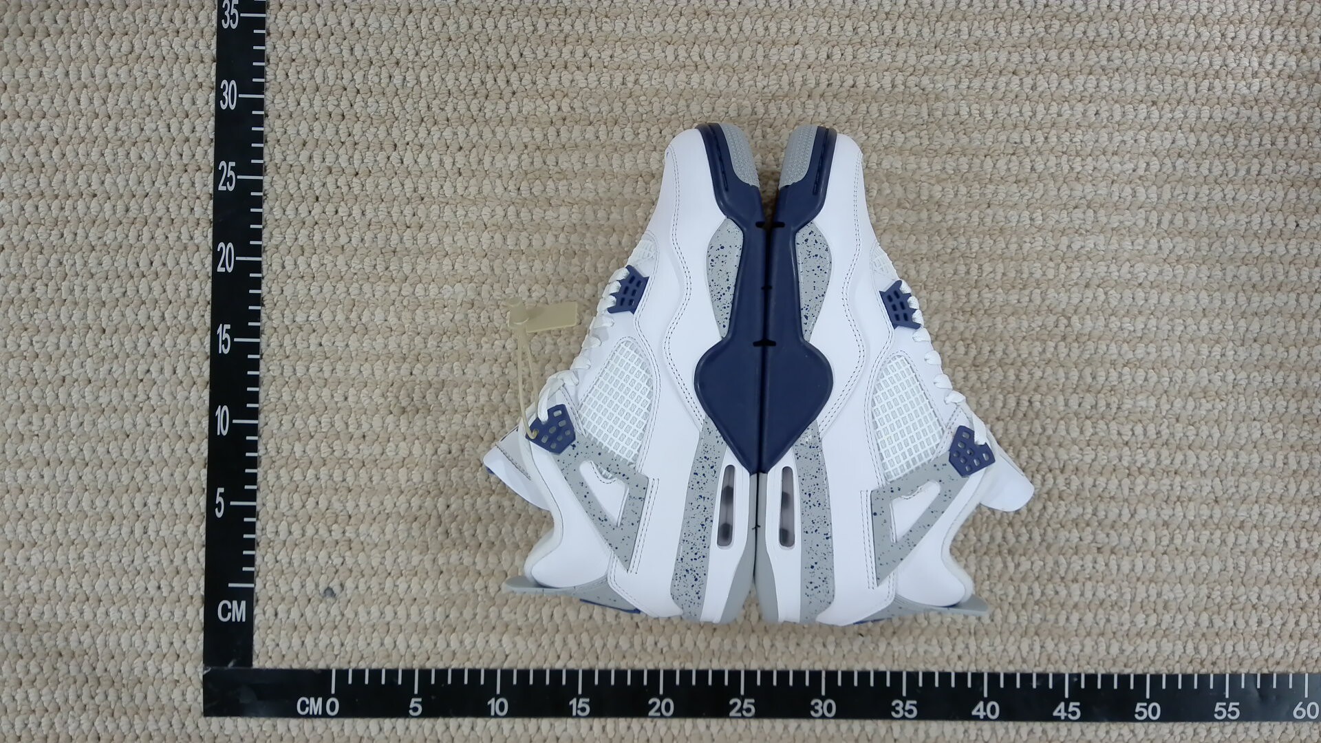Nike Air Jordan 4 White Navy Grey QC