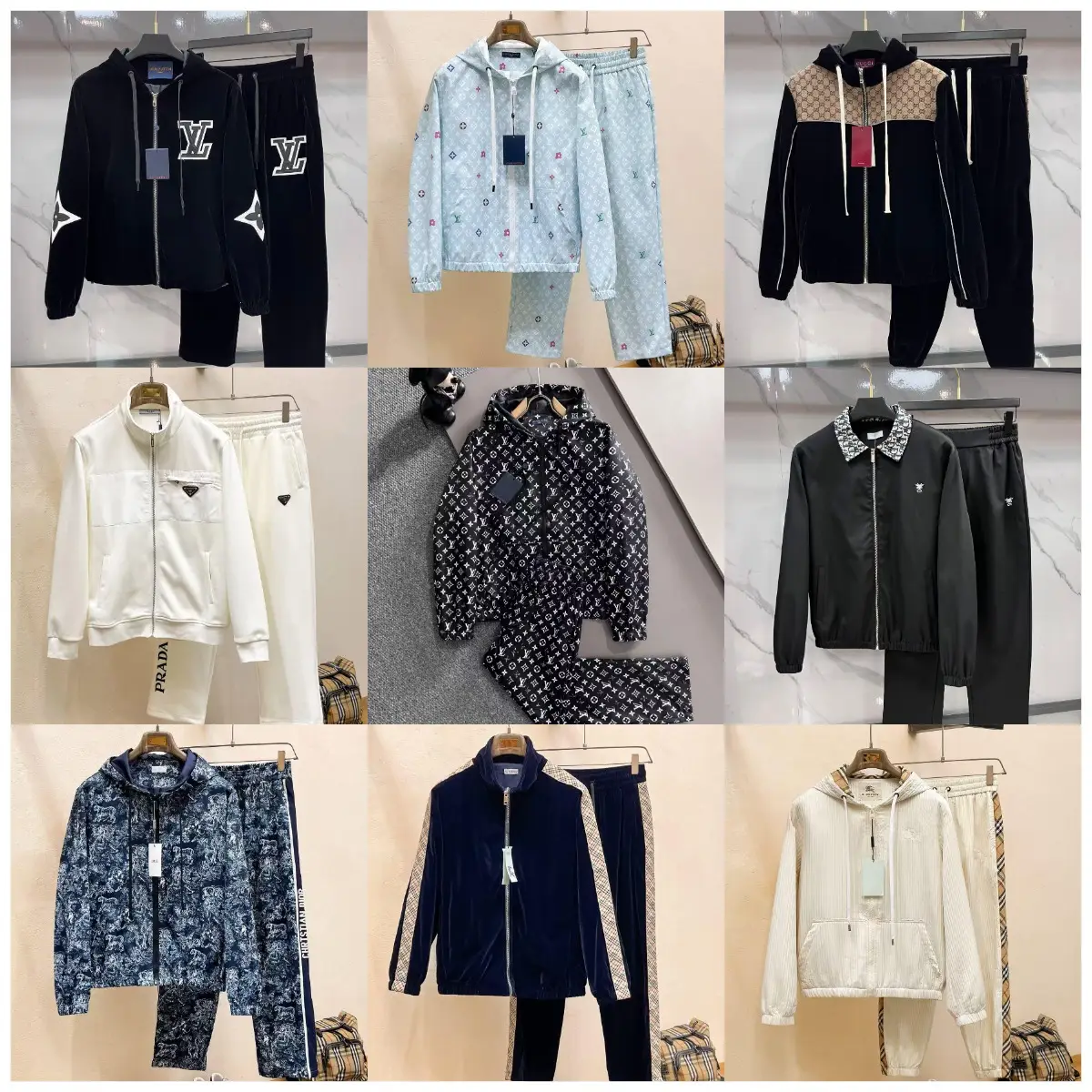 DBD-新款休闲高端春秋季男轻奢运动套装WhatsApp+18359305797