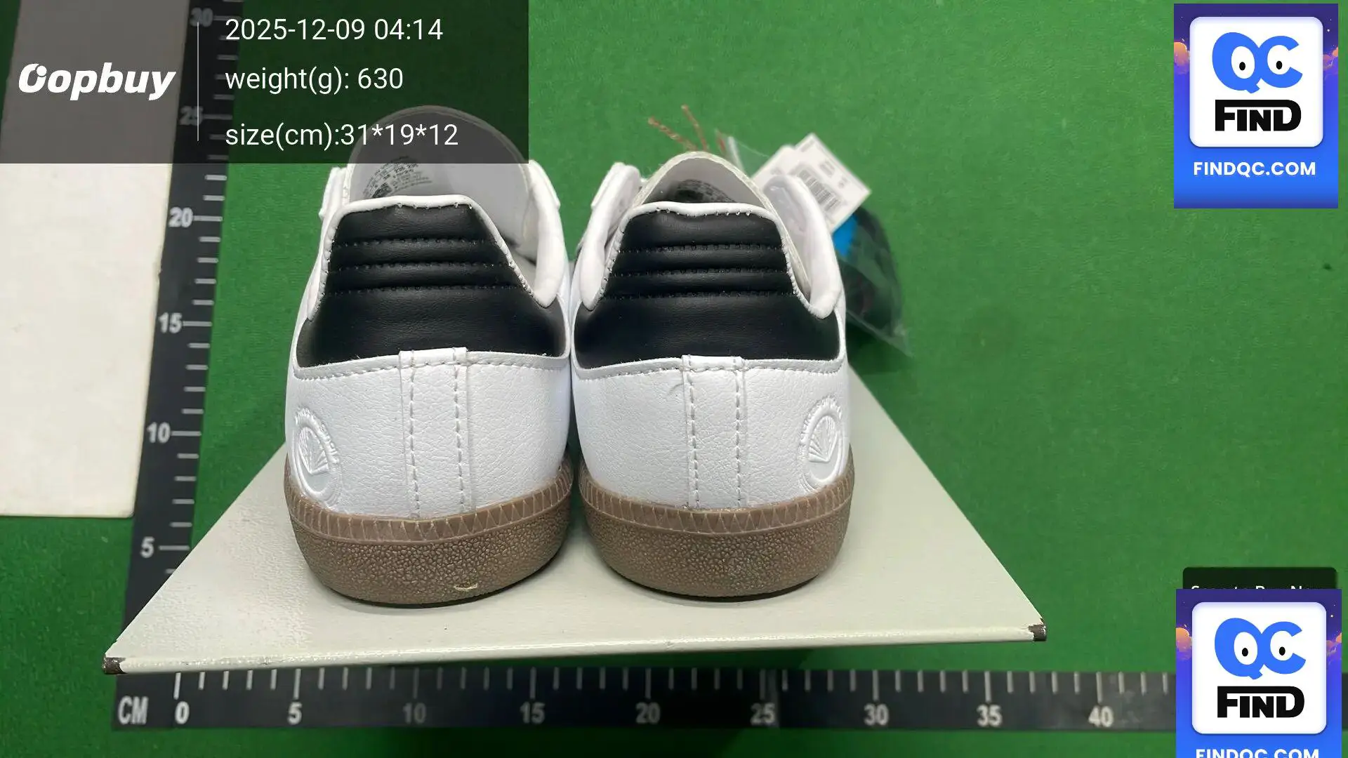Adidas Samba OG White Black Gum