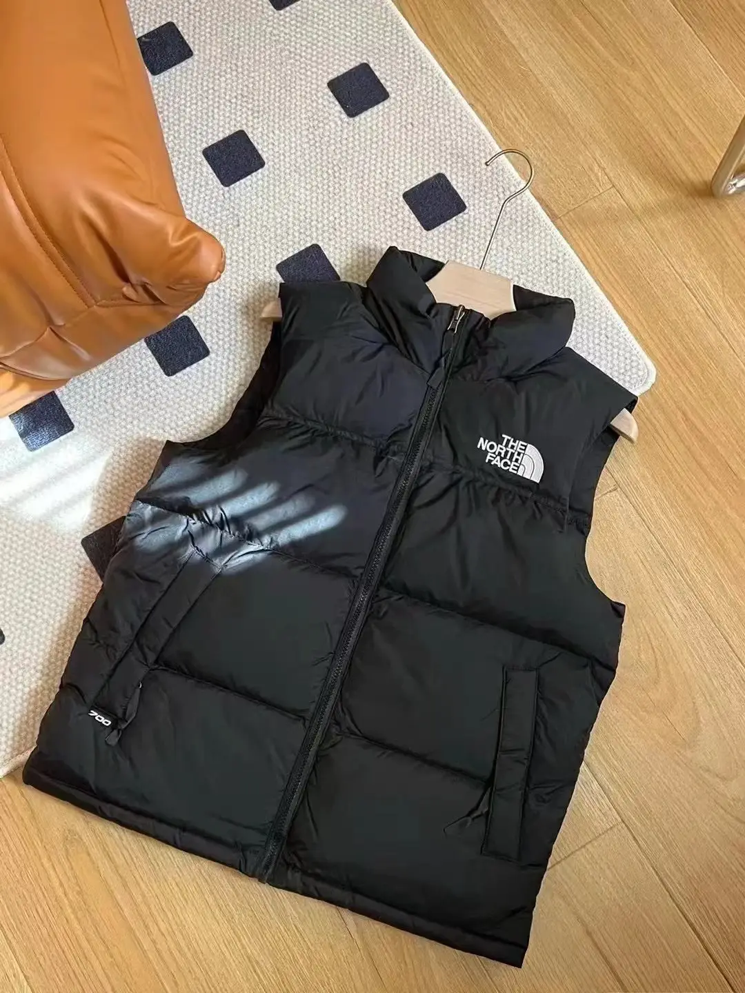 跨境新款棉服马甲冬季拼色加厚外穿背心-132118