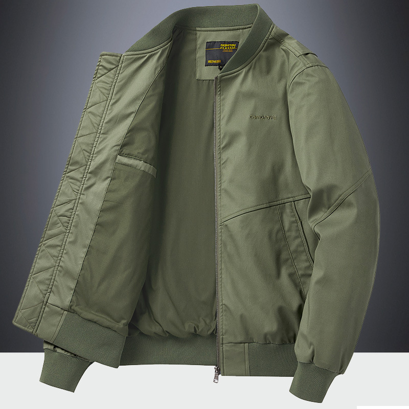 [Cotton-Padded and Thickened] Mainly Recommended for the 2025 Autumn and Winter Season: Men's Jackets, Baseball Jackets, Loose-Fitting Military Flight Jackets