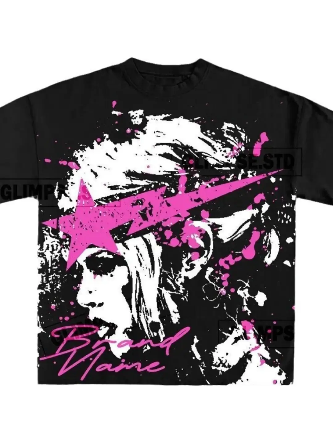 American vintage short sleeved T-shirt Y2K top black T-shirt couple half sleeved hip-hop sportswear short sleeved shirt