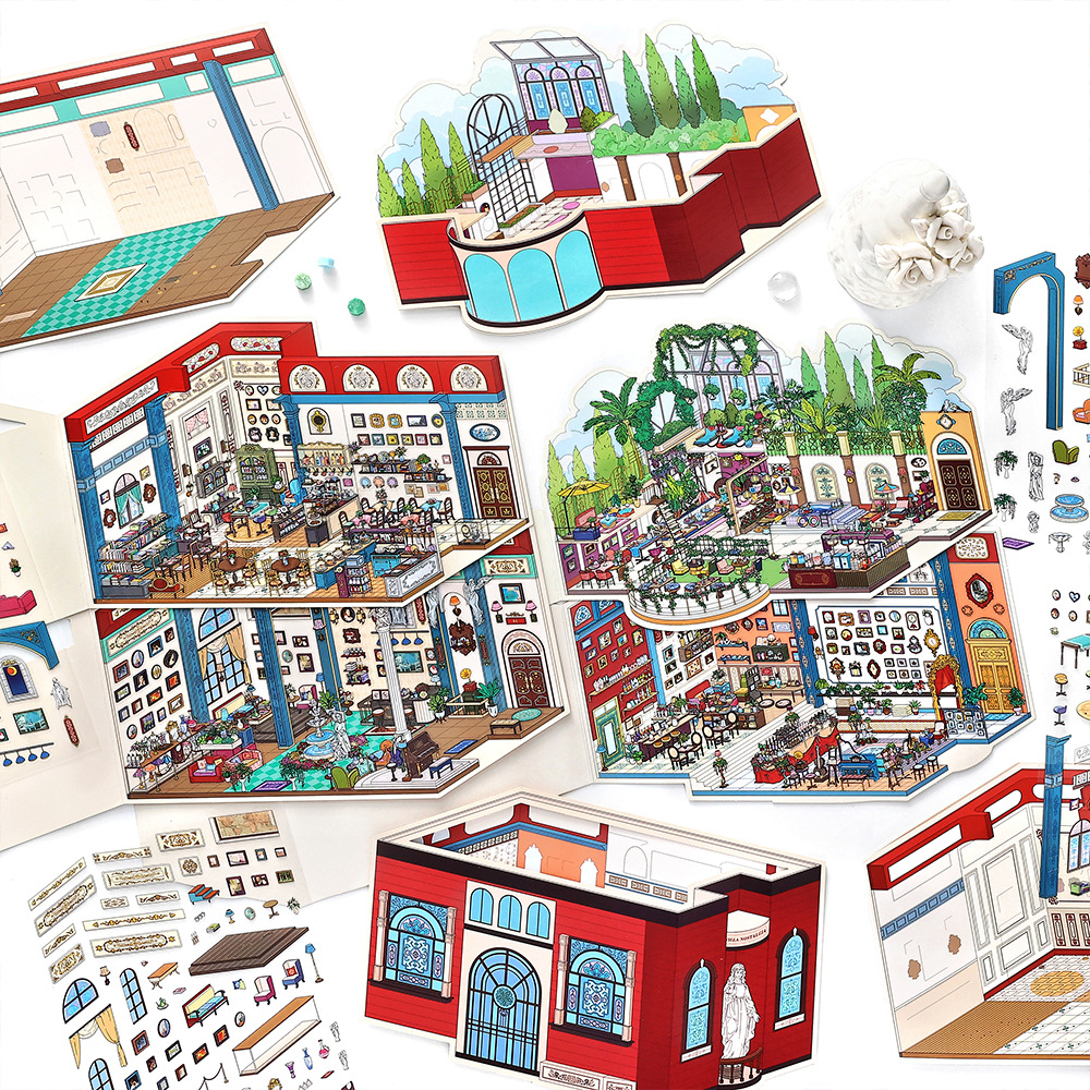 Infeel.Me2.5D Landscape Stickers, the 33Rd Edition Available Today, Decorative Scene Stickers for Planners