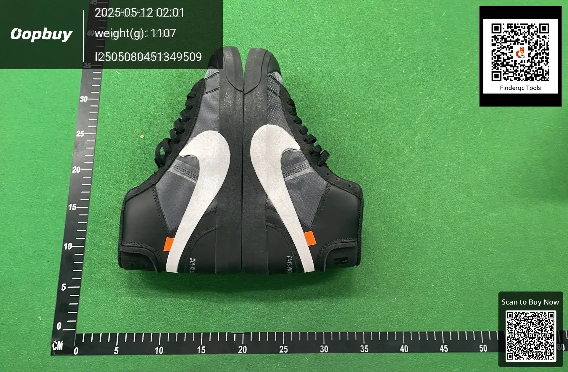 Putian correct version of the standard OFF Blazer Blazer men's and women's shoes a variety of optional AA3832-100
