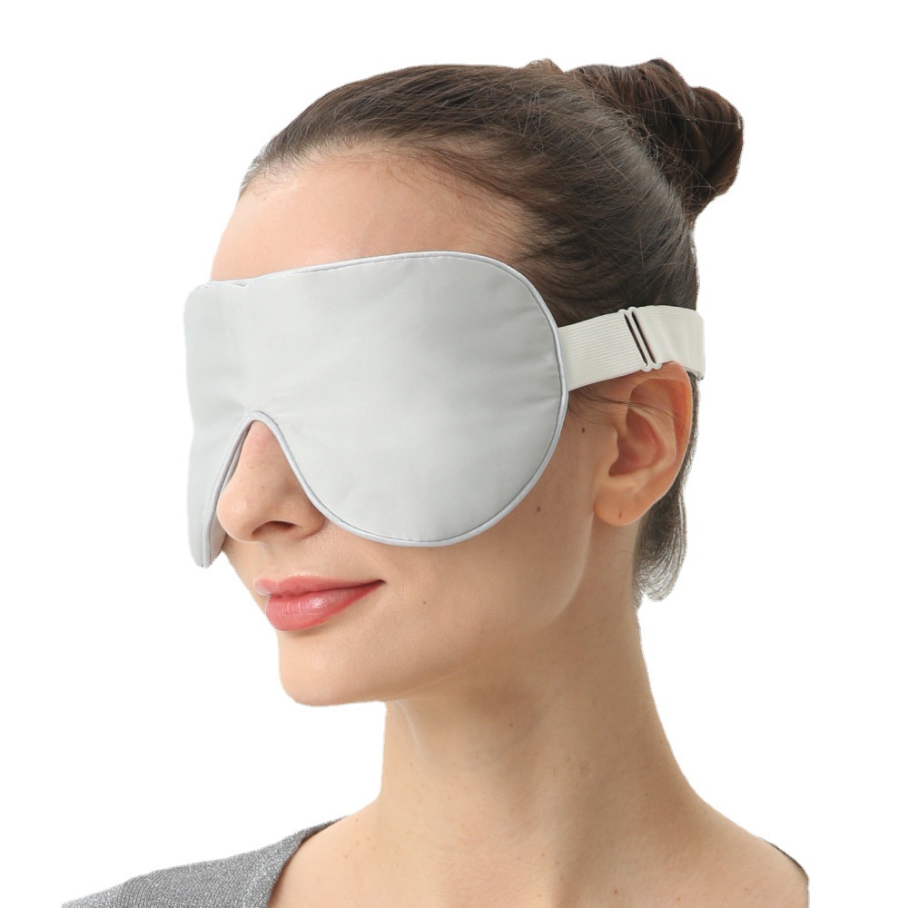 Cross-Border Wholesale Customized Steam Hot Compress Eye Mask with Chamomile Filling Iyengar Yoga Microwave Heated Eye Mask