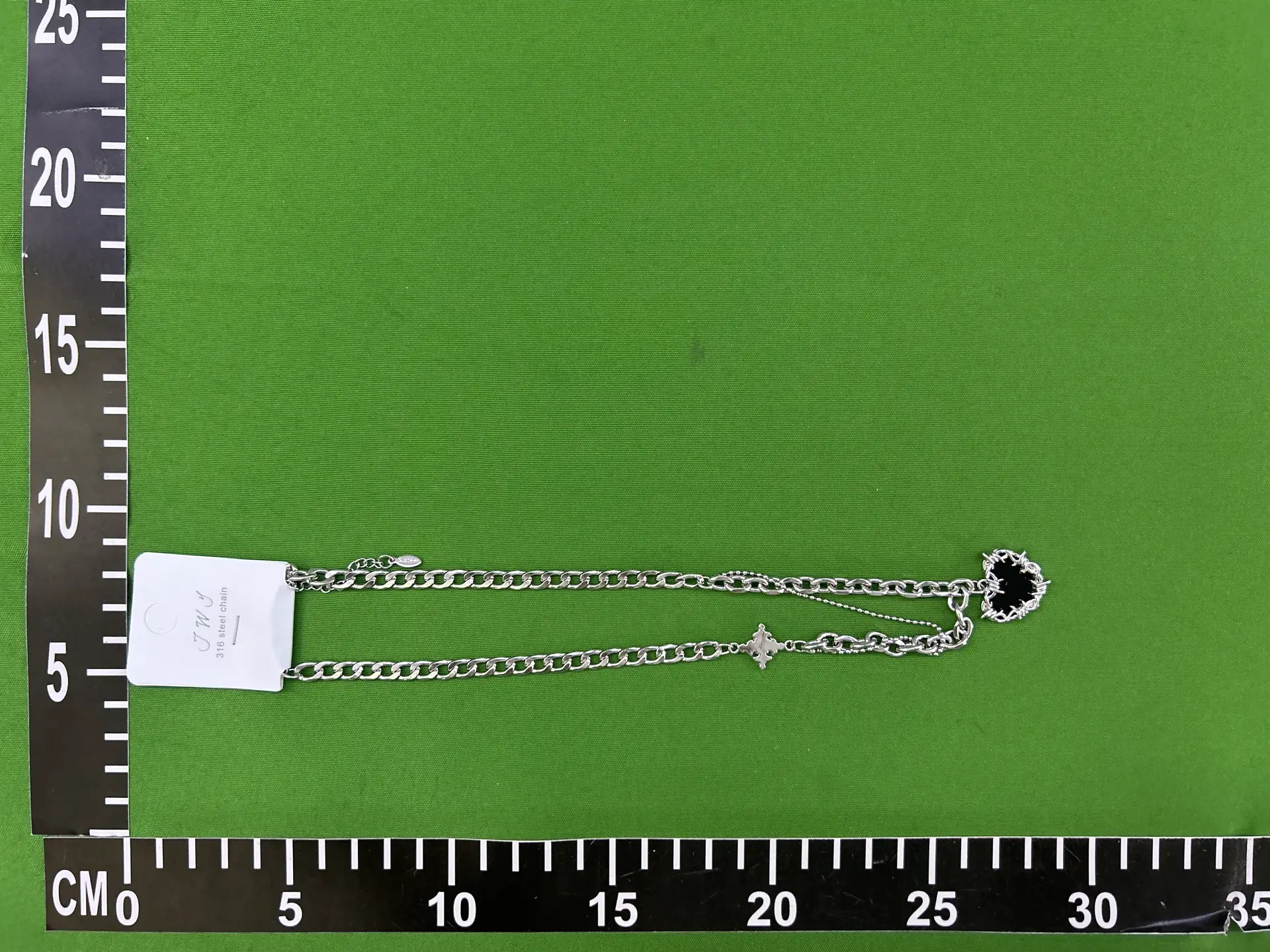 SAZ Little Devil Thorn Love Y2K Splicing Necklace for Men and Women Sweet Cool Dark Trendy Necklaces Accessories Couple Necklace