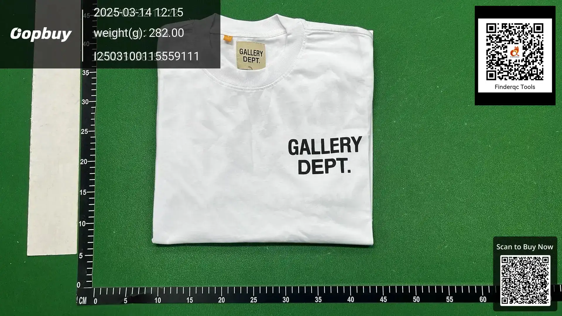 GALLERY DEPT JAPAN New Arrival Short-Sleeved T-Shirt Printed Cotton Letter for Men and Women