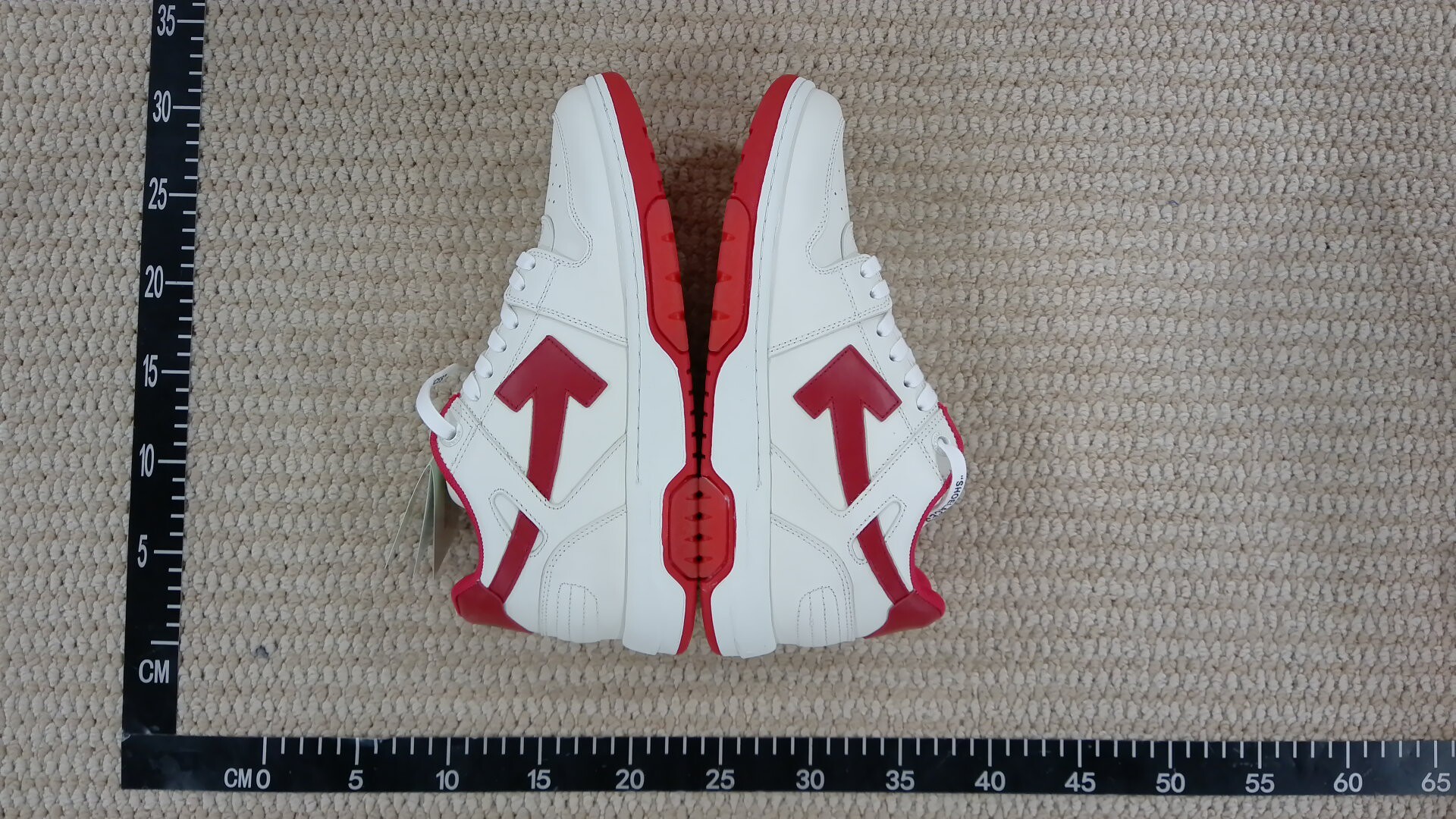 Off-White Low Vulcanize Leatherwhite White Sneakers QC