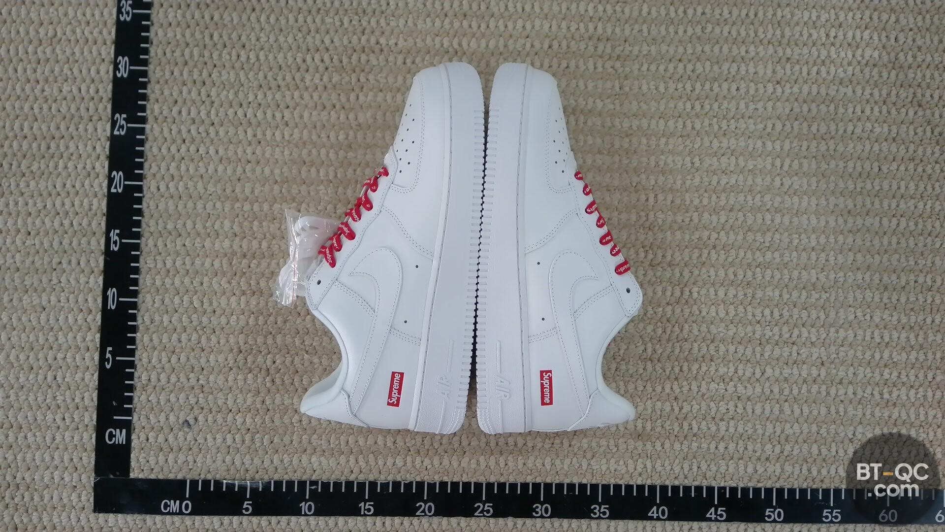 Supreme x Nike Air Force 1 Low White Red QC