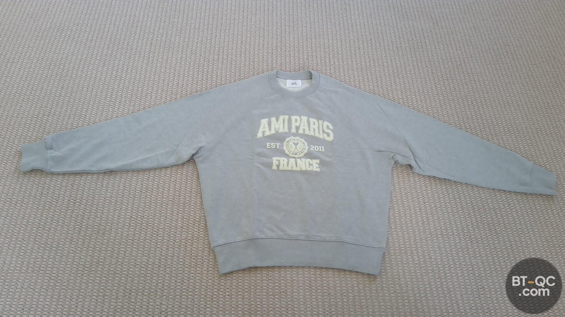 Ami Paris Alexandre Mattiussi Grey Sweatshirt QC
