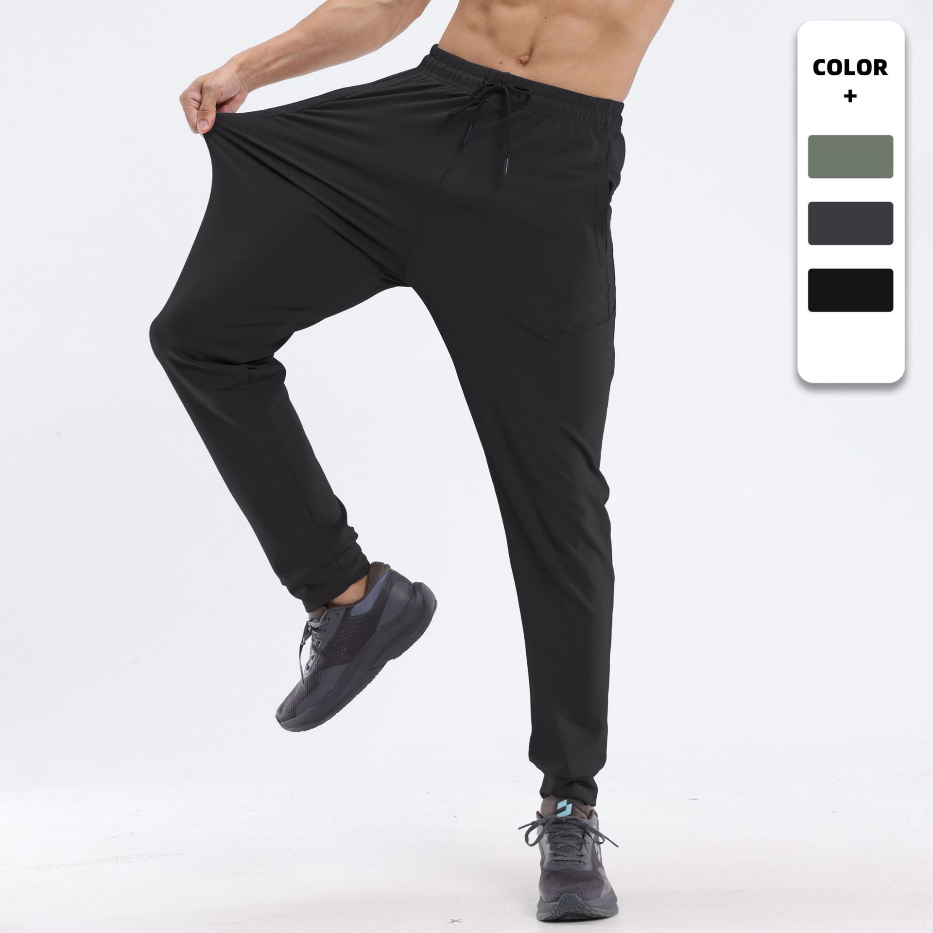 Outdoor Sports Pants Men's Basketball Running Men's Pants Knitted Loose Breathable Quick-drying Casual Pants Sports Pants
