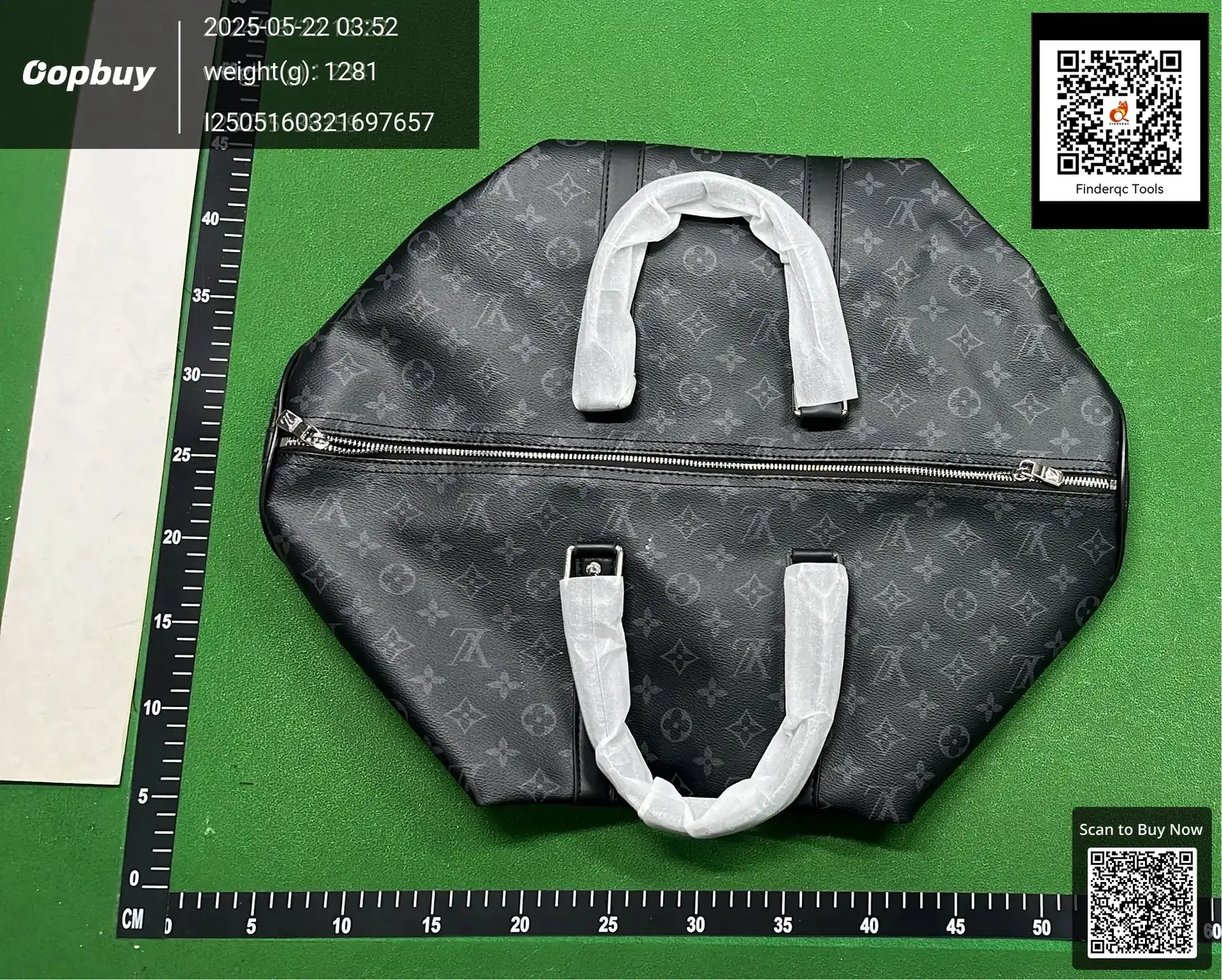Louis Vuitton Keepall Bandouliere 50 Black Monogram Eclipse