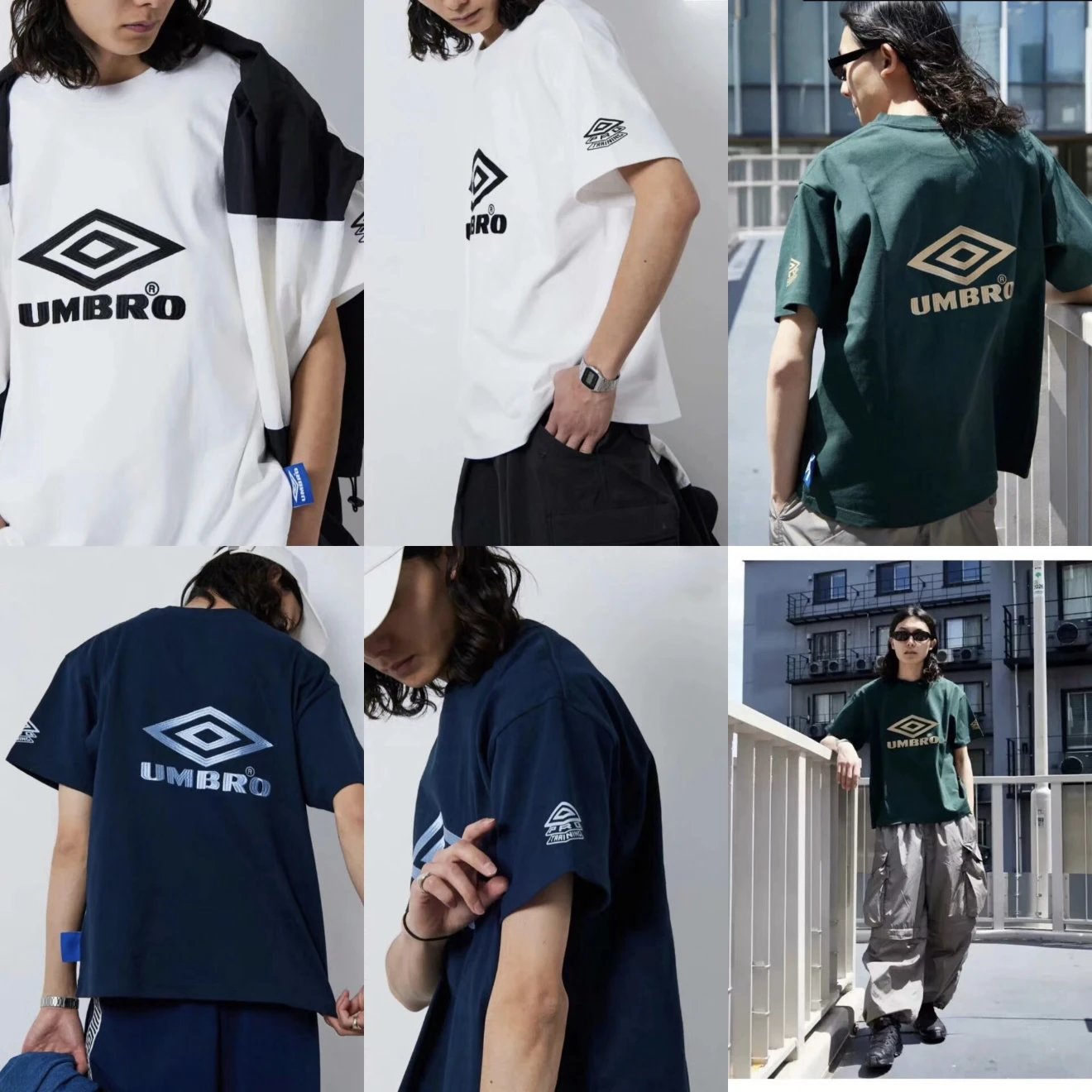 【纯原少量现货特价🉐】￼UMBRO/UMBRO茵宝联名款前后双面刺绣短袖T恤