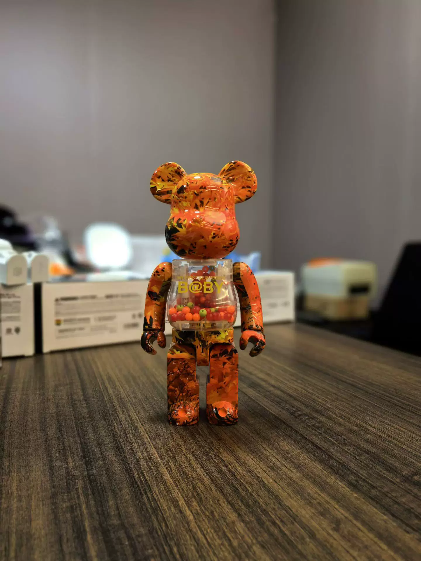 Frosted Bearbrick 400% Building Block Bear Violent Bear Artist Collaboration Home Decoration Figurine