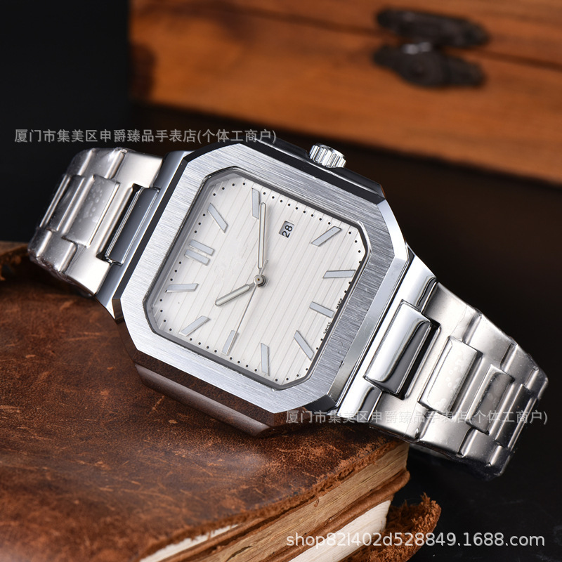 2025 New Baida Casual Fashion Men's Quartz Steel Band Watch Manufacturer Wholesale Dropshipping