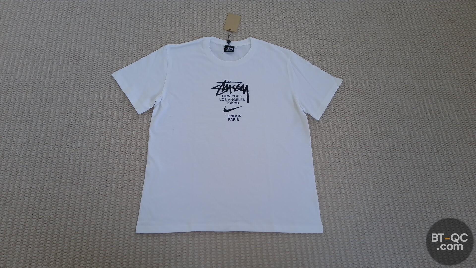 Stussy x Nike T-Shirt White QC
