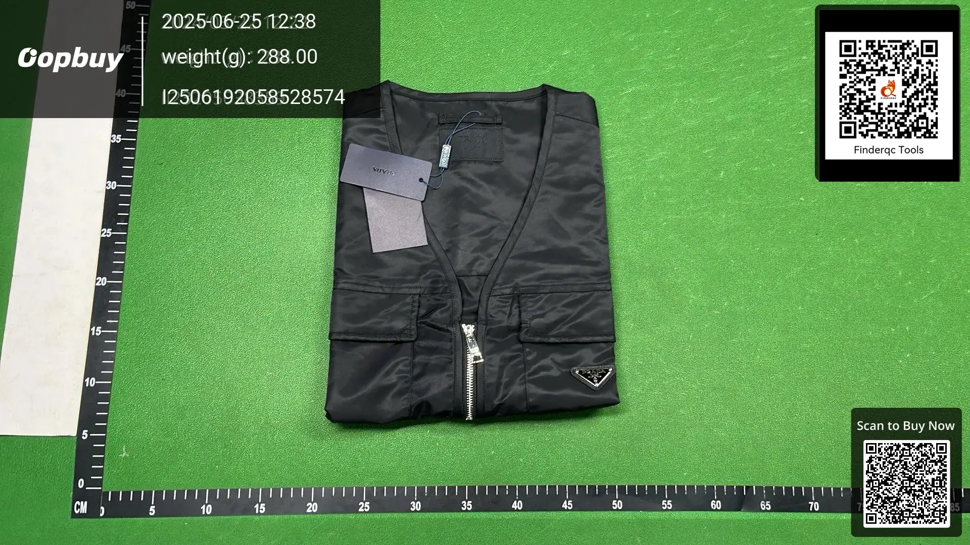 Prada Nylon Vest Black