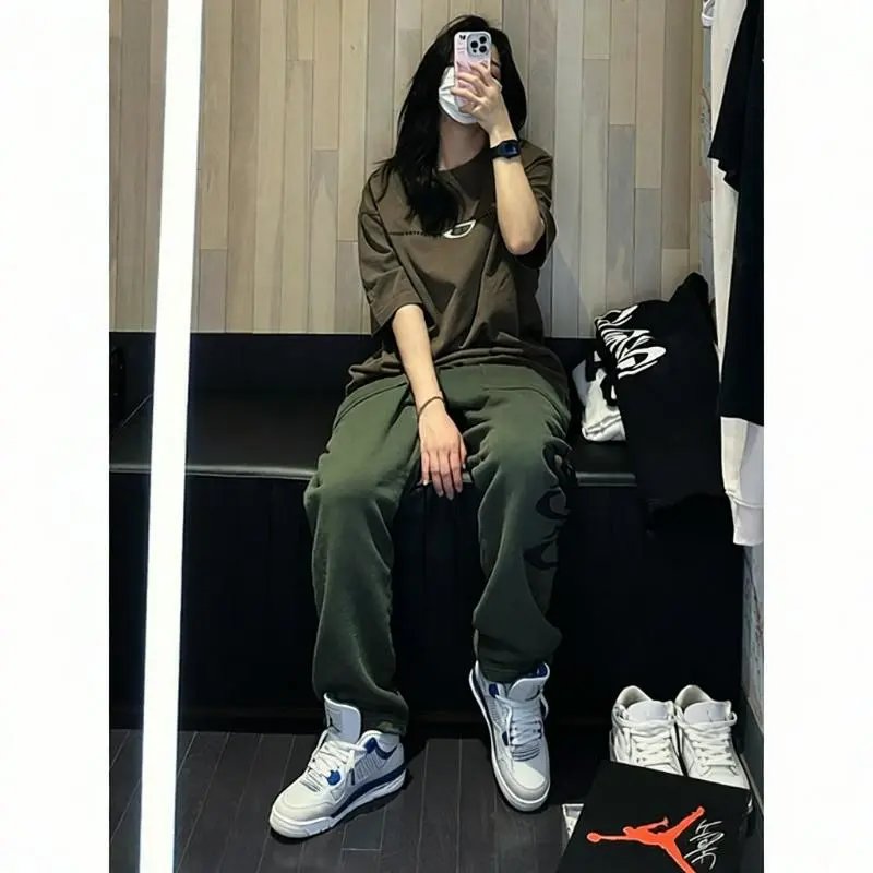 Travis Scott夏季发泡男圆领套头短袖欧美T恤