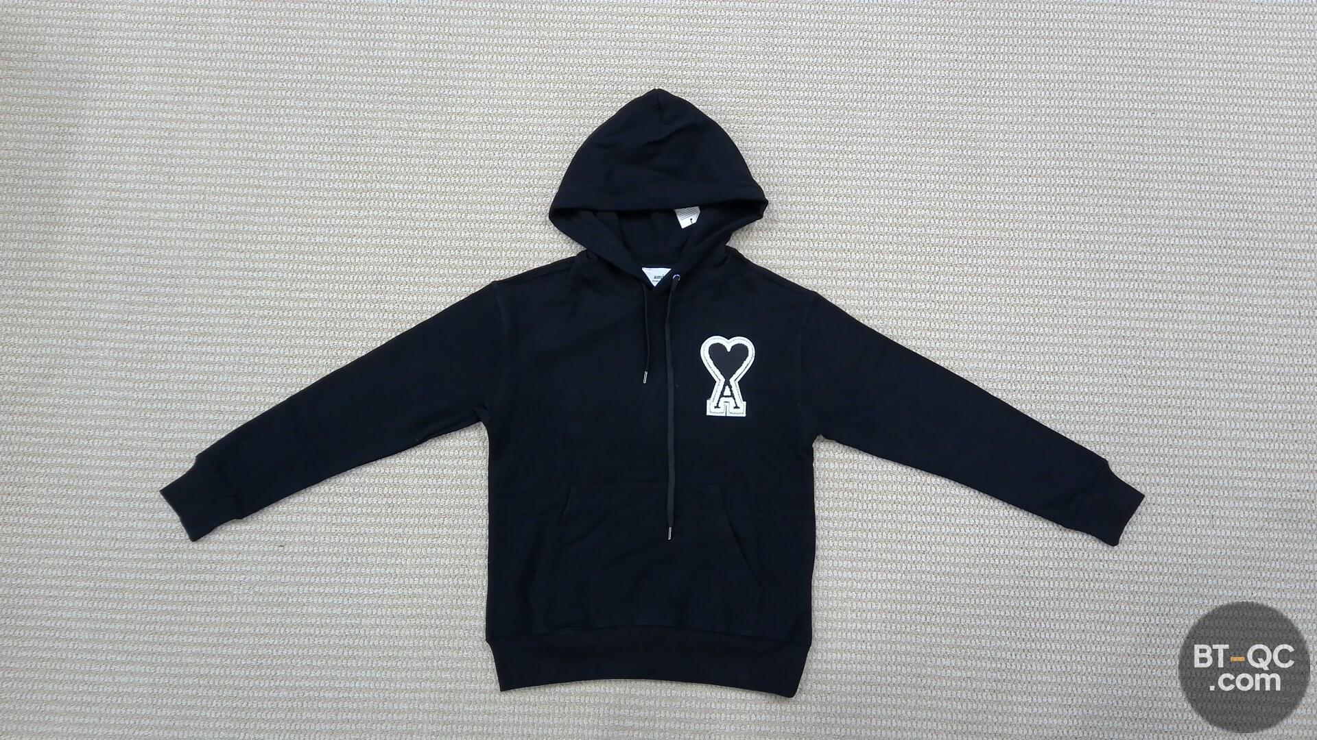 Ami Alexandre Mattiussi Black Hoodie QC