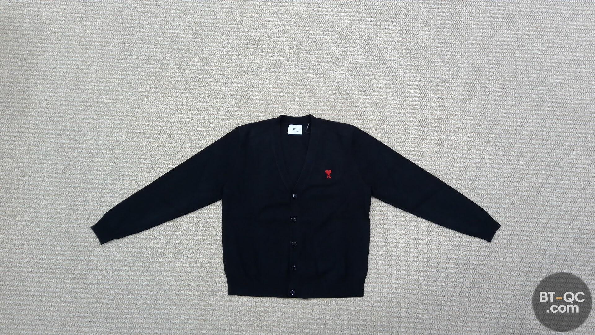 Ami Alexandre Mattiussi Black Cardigan QC