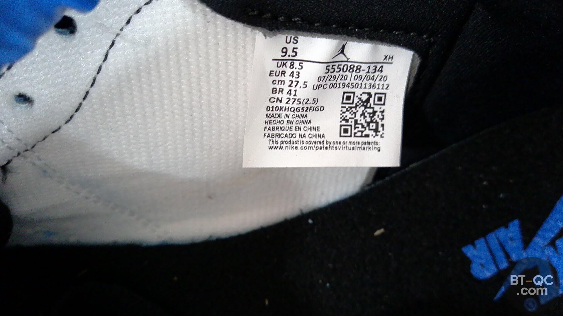Nike Air Jordan 1 University Blue Sneakers — QC-foto 3