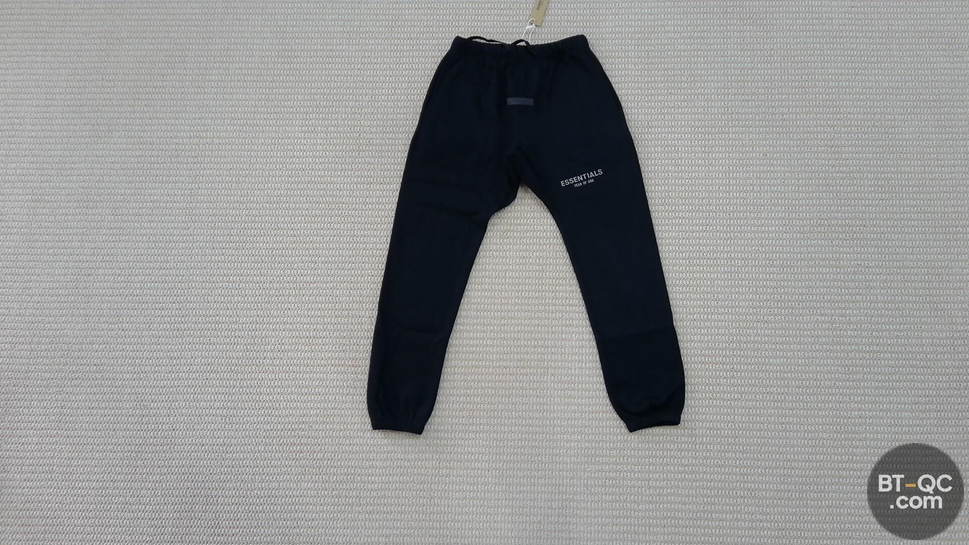 Essentials Fear of God Black Pants QC