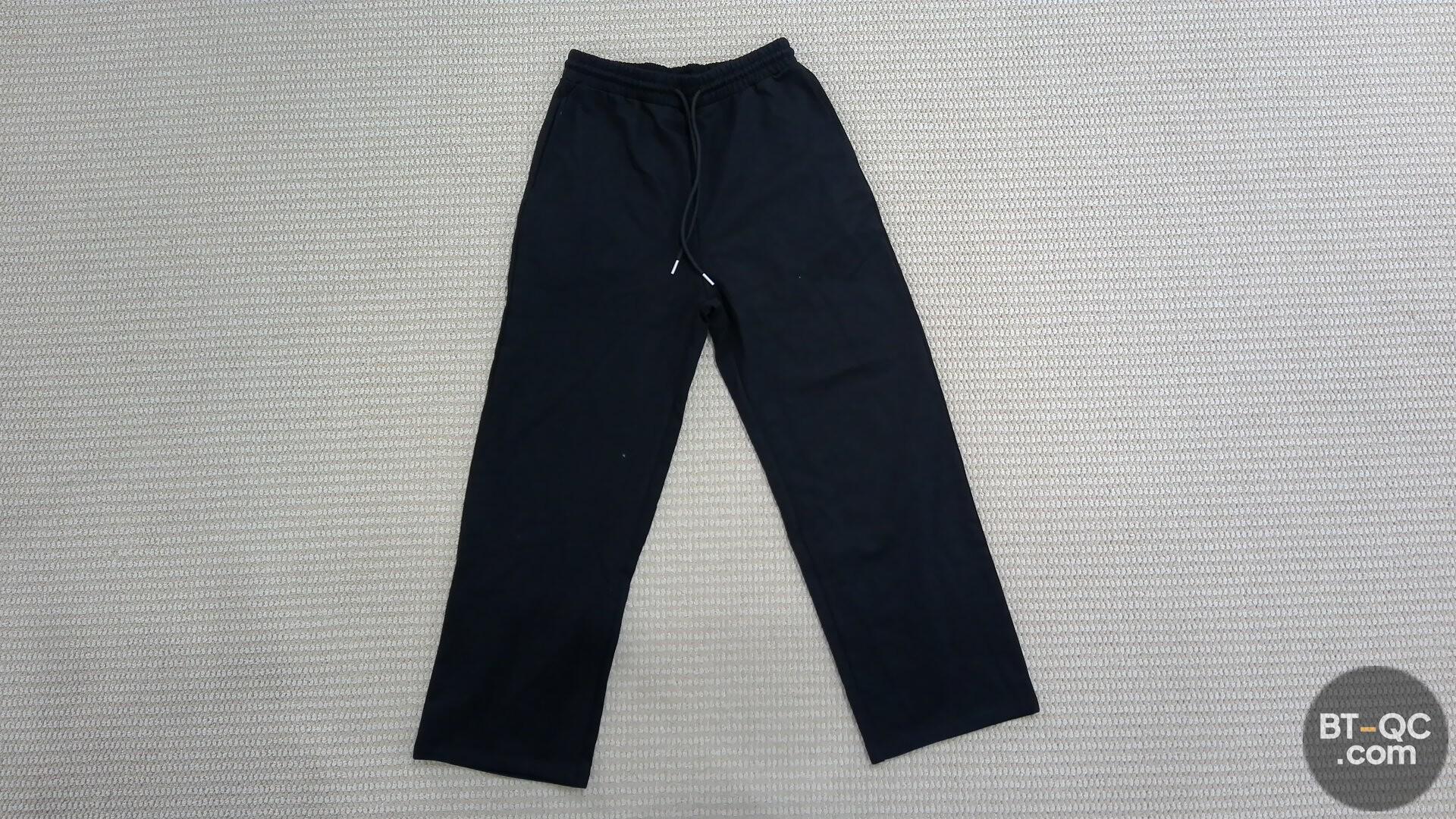 FROM THE STREET Black Cotton Pants QC