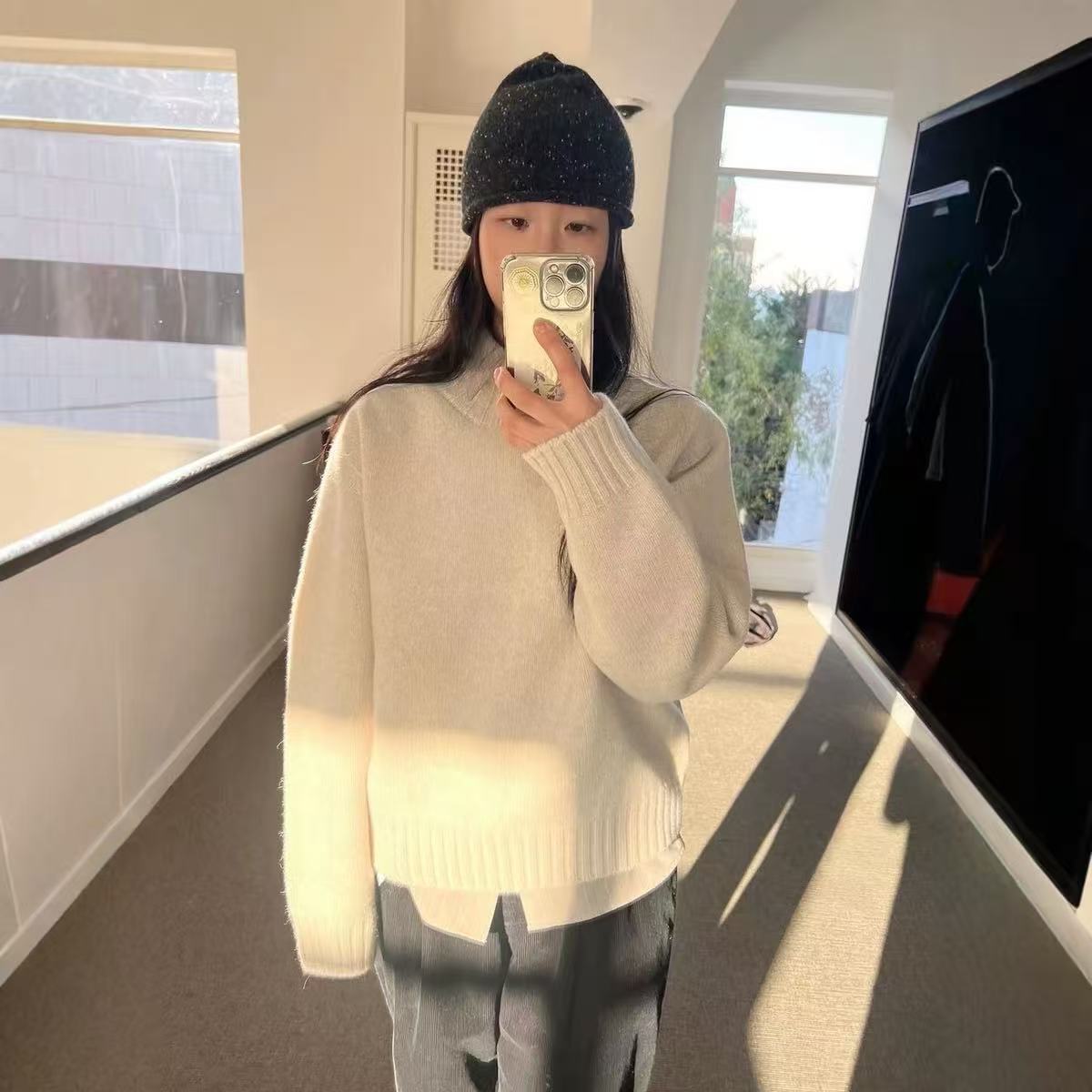 Now Available: Ng Korea Dongdaemun Designer No**Ing Wr**En Ultra-Fine High-Weight Wool Knitwear