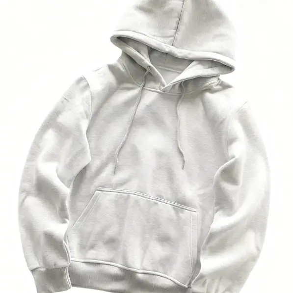 Front Red and Gray Zip-Up Hoodie with Left and Right Side Details for Women 11122699