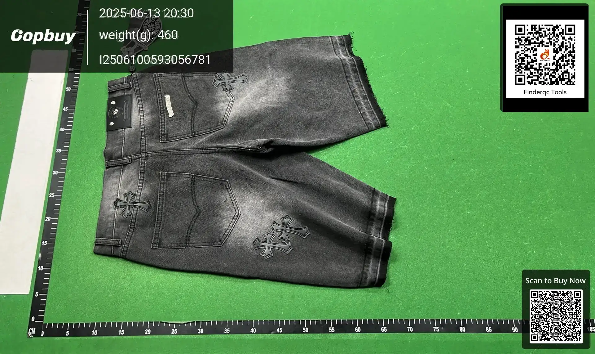 Cross-border Trade Croix Chrome Hearts All-match American Casual Cross Dressed Jeans