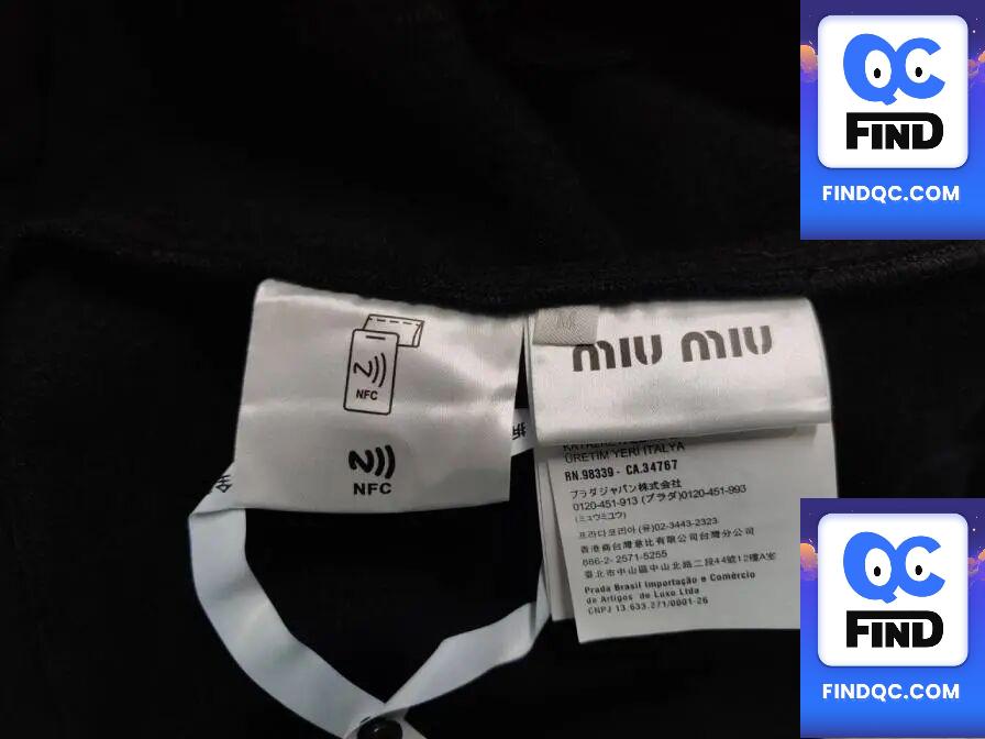 Miu Miu Fleece Jacket Black QC