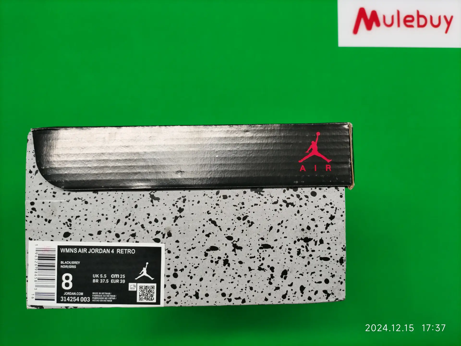 Jordan Air Jordan 4 Retro Black/Grey