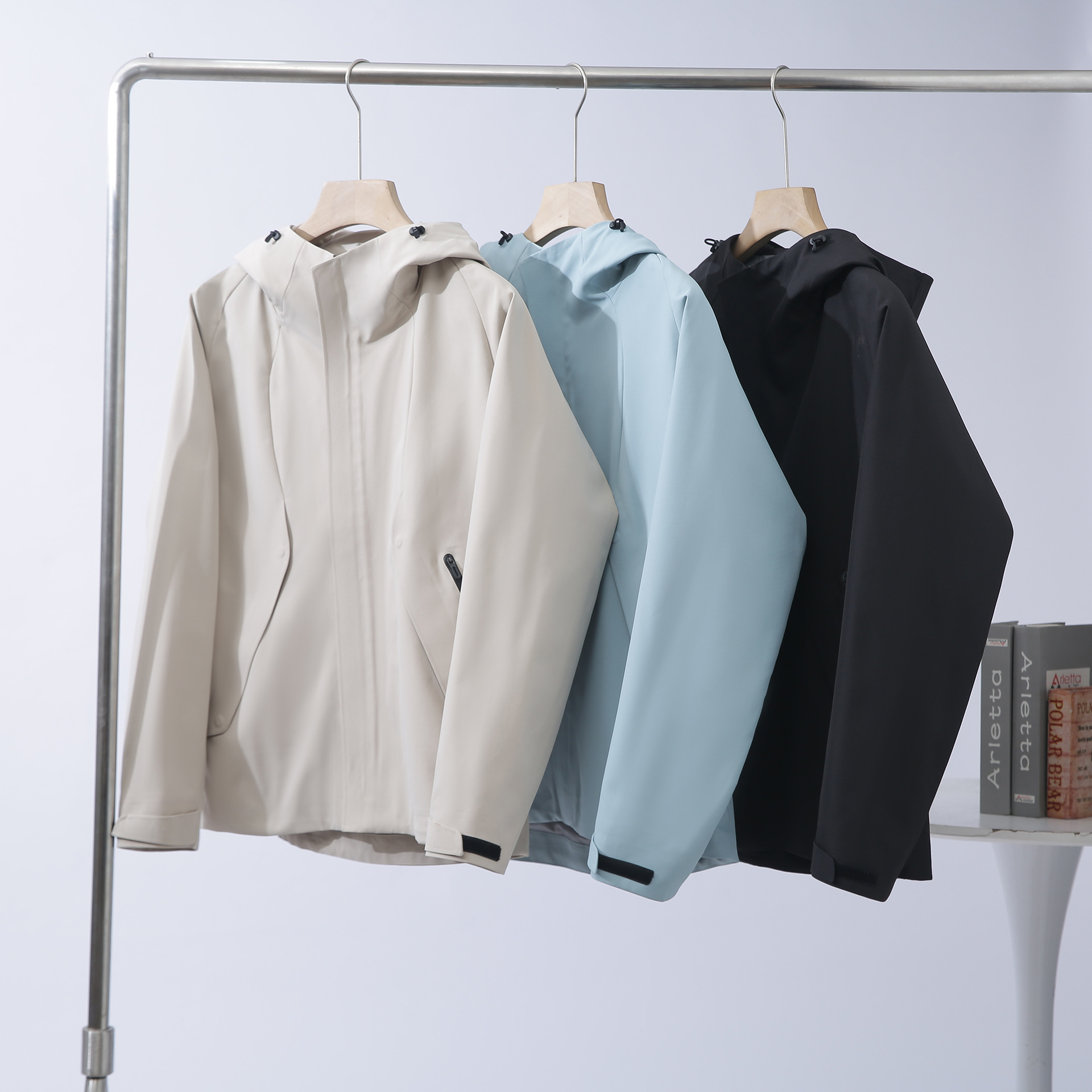 The Ultimate Recommendation! D's Same Style Outdoor Functional Fashion! Men's Spring Rubber-Coated Sports Three-Layer Woven Jacket Trend